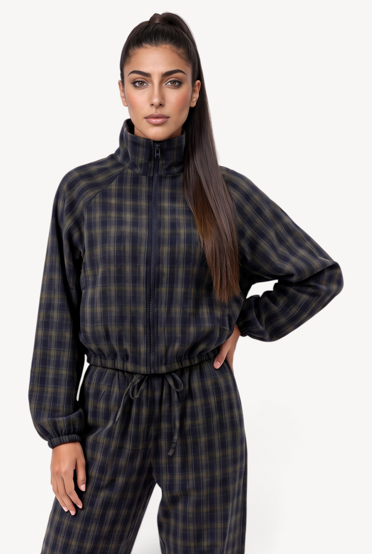 Plaid About You Balloon Pants