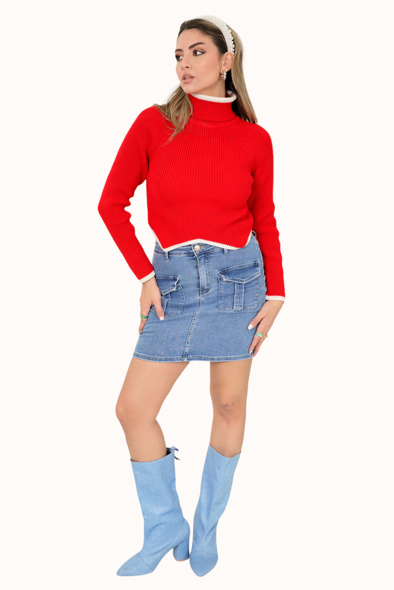 Lama Sweater - Red