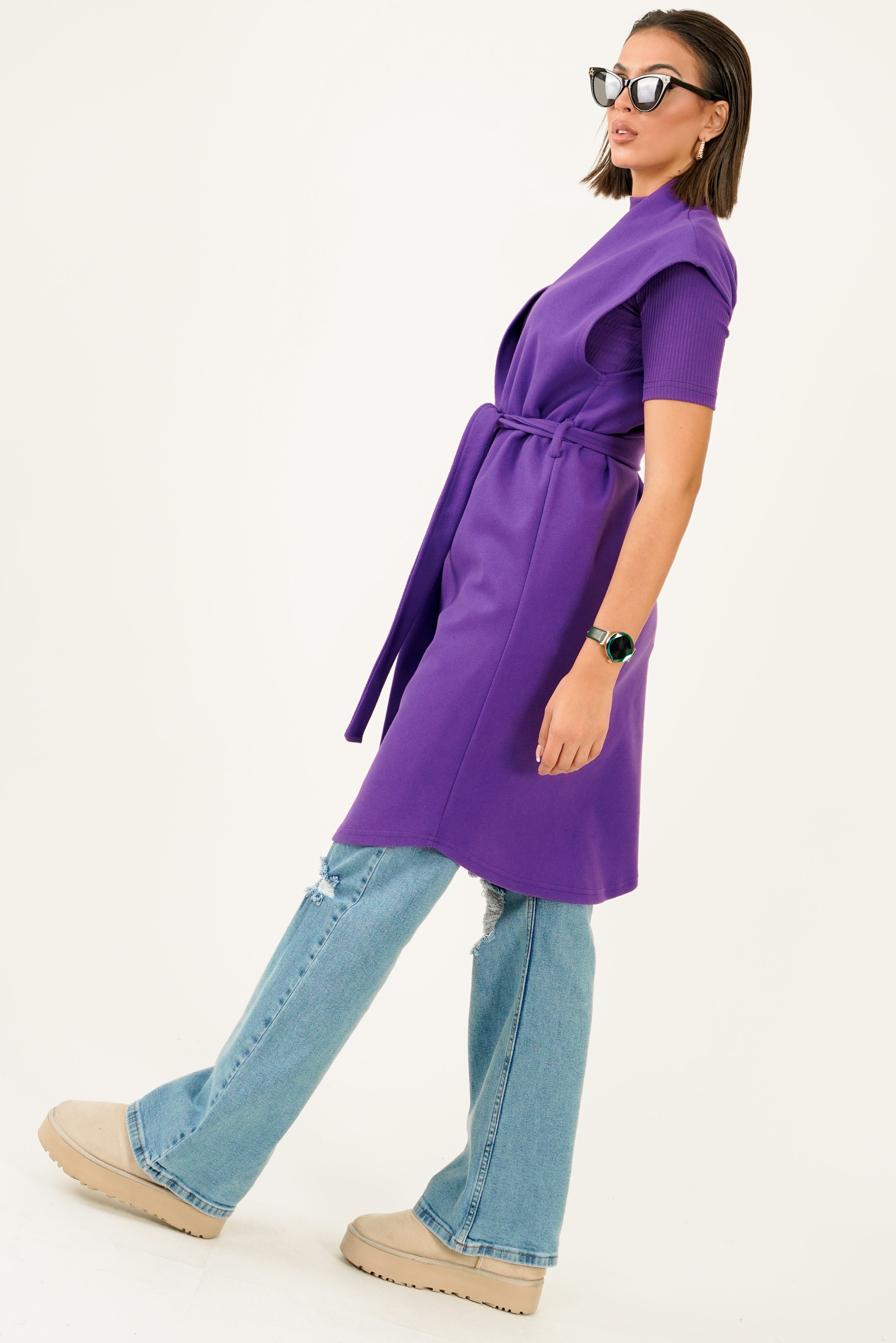 Mona Gilet - Lila