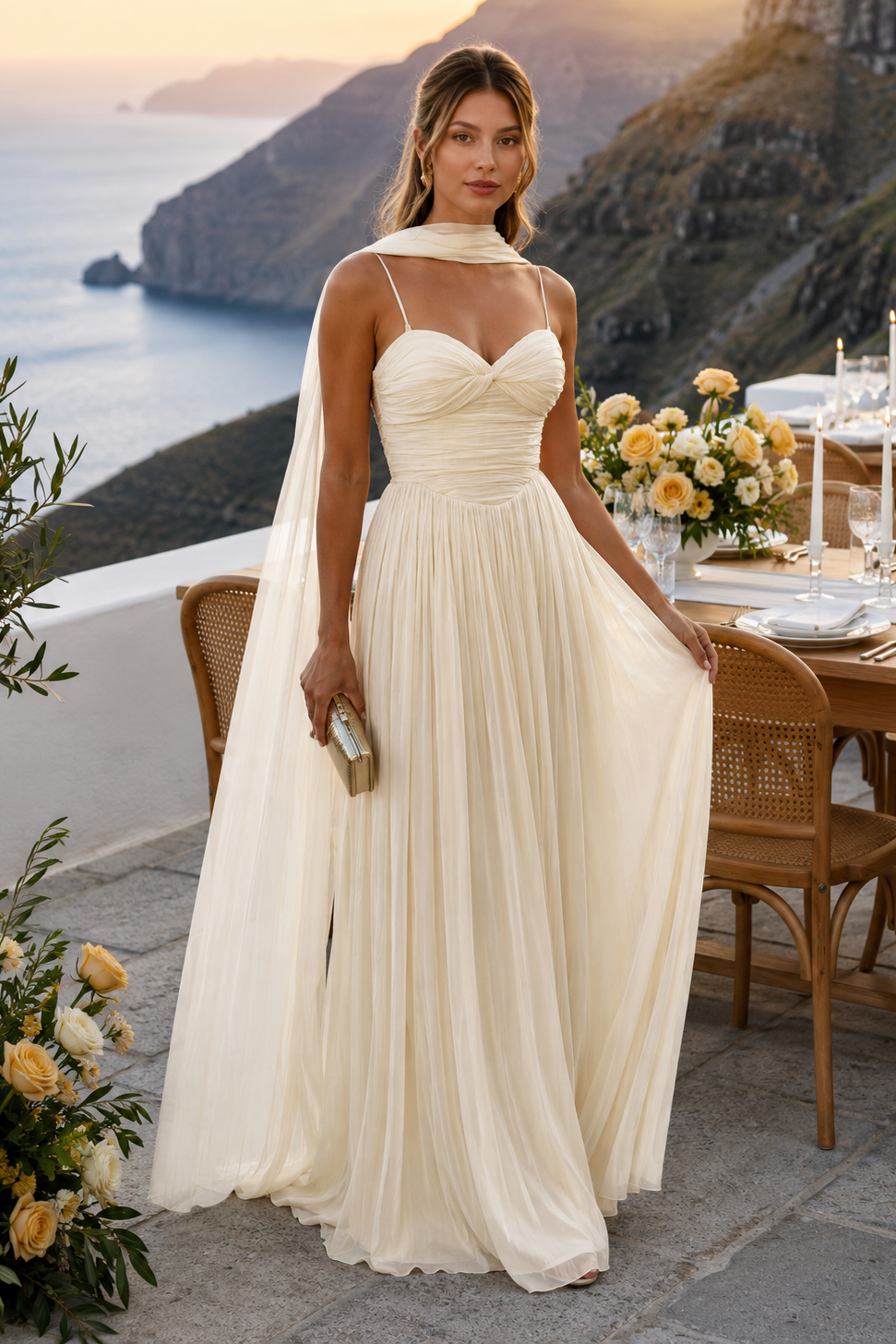 Champagne At Sunset Dress