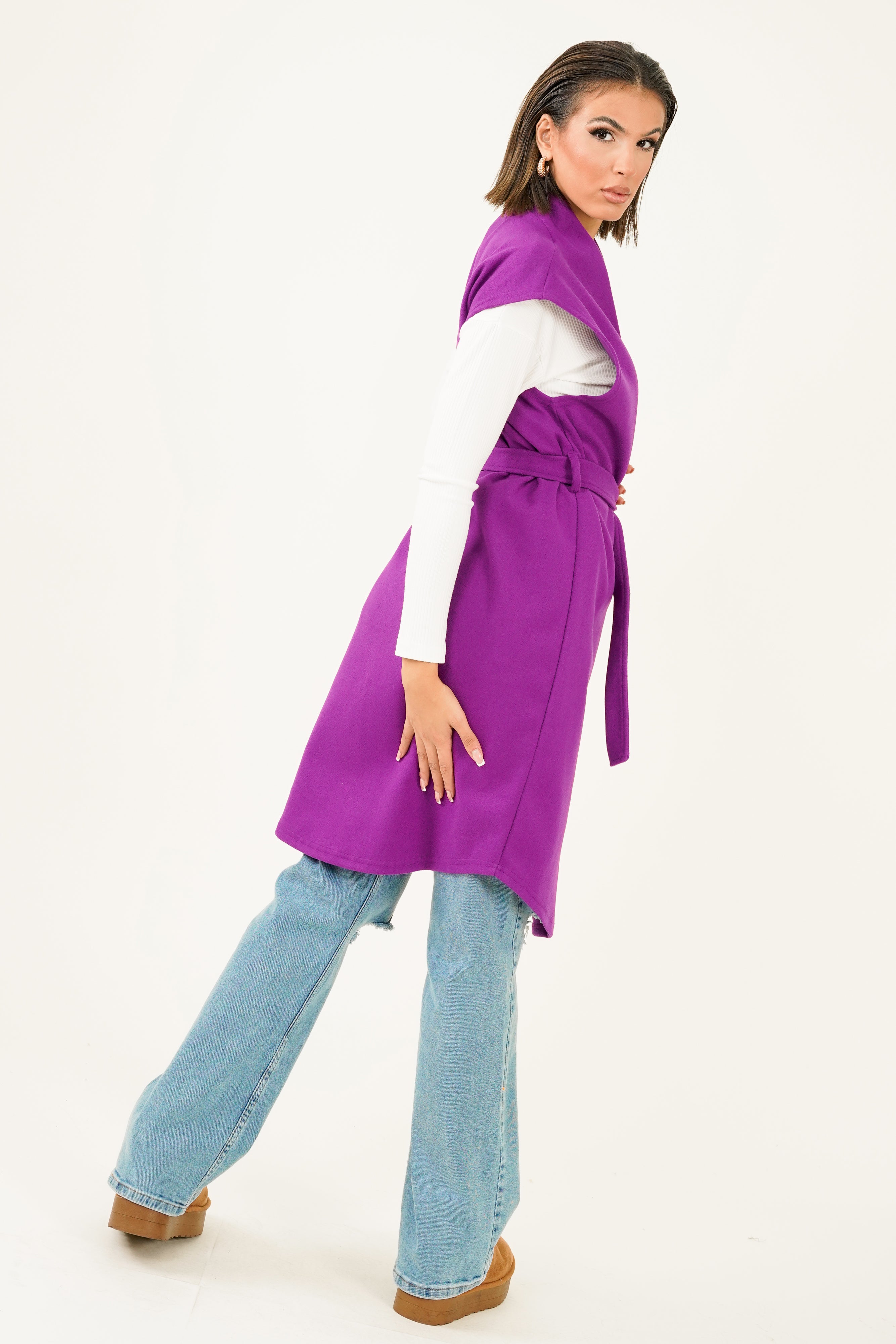 Mona Gilet - Purple