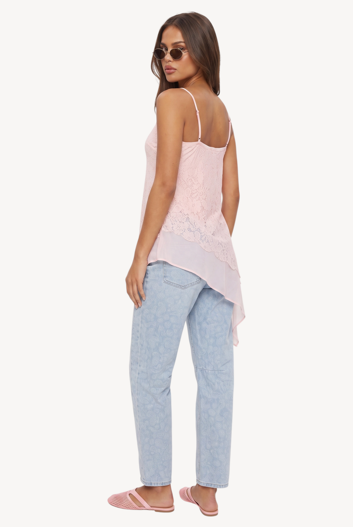 Barely Blush Lace Top