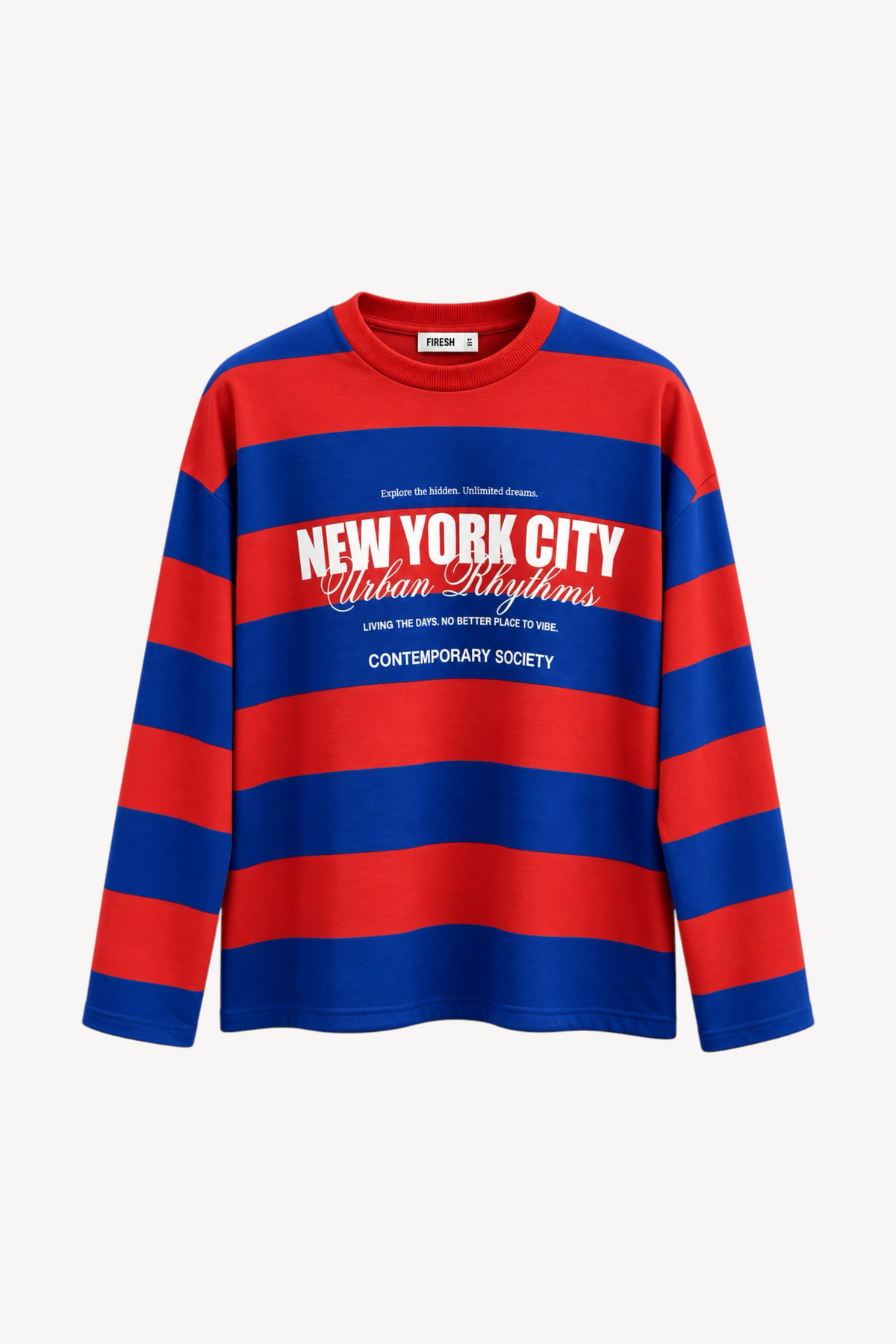 New York City Urban Rhythms Stripe Top