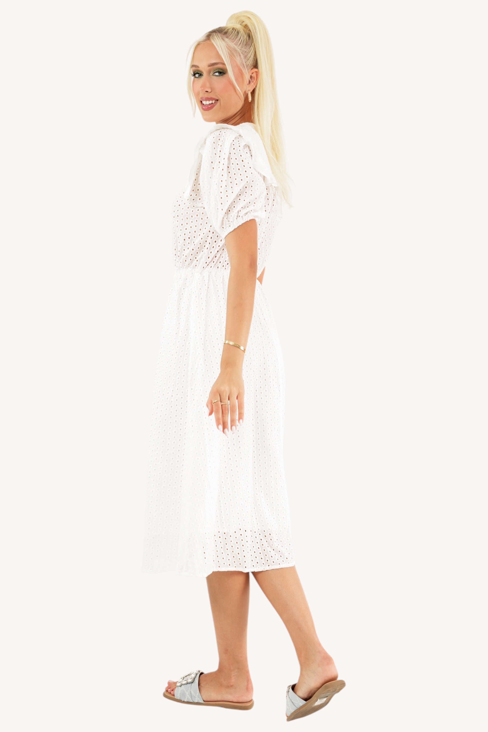 Loulou Dress - White