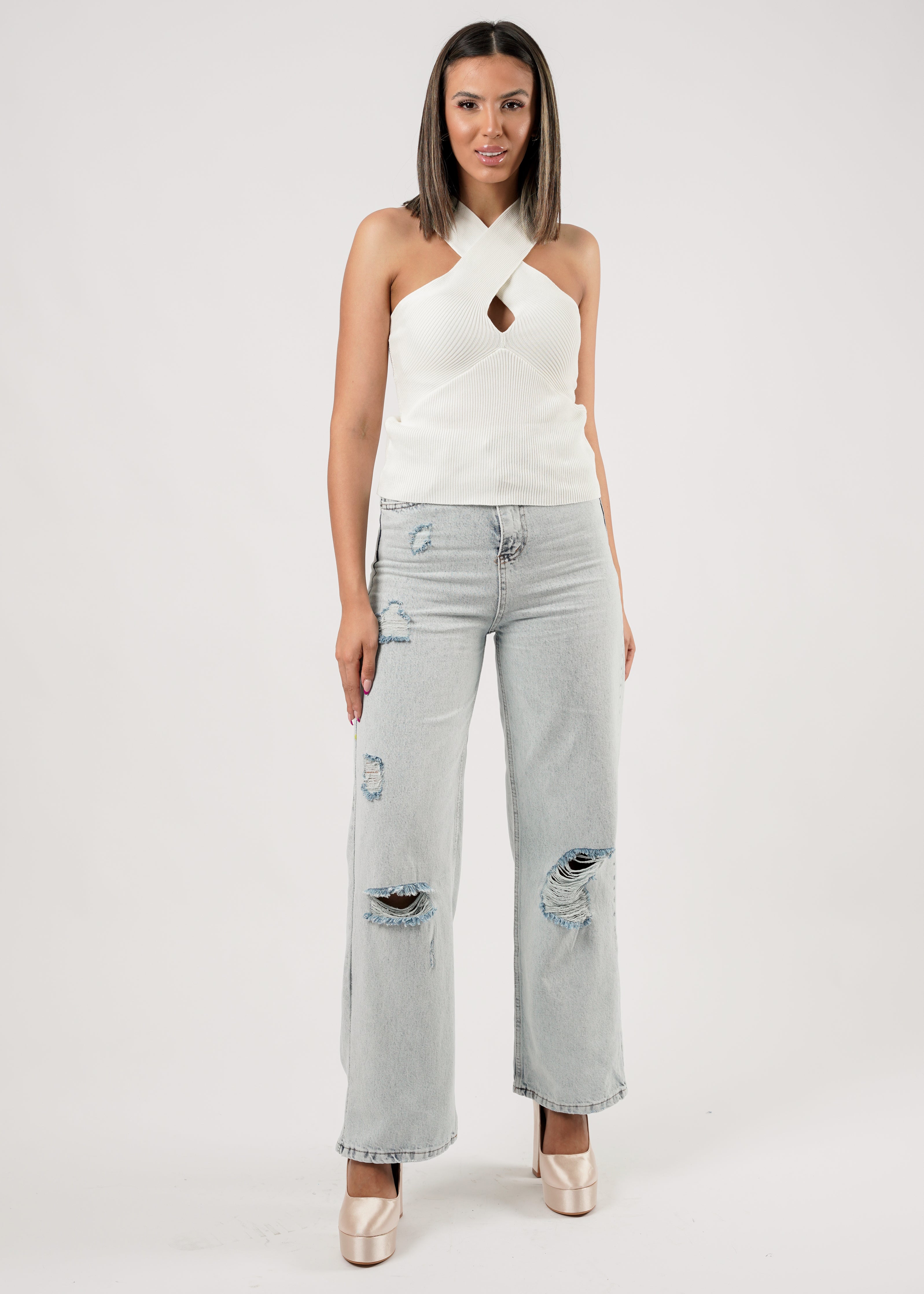 Reese Top - White