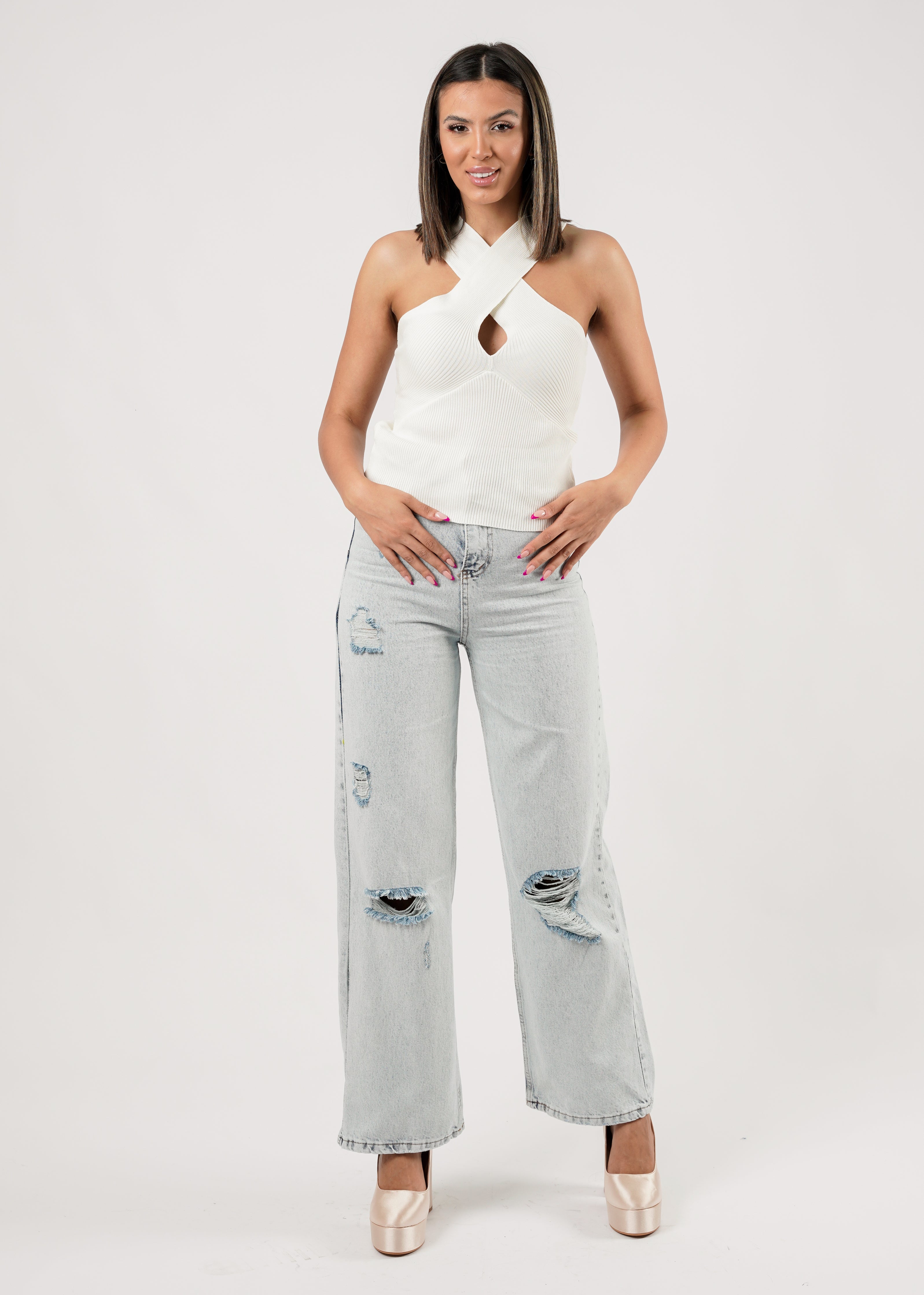 Reese Top - White