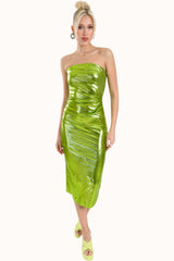 Caprice Dress - Lime Green