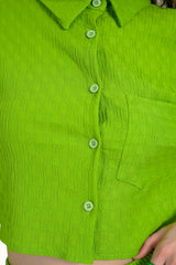 Lindy Blouse - Lime