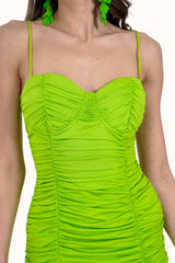 Margo Dress - Lime Green