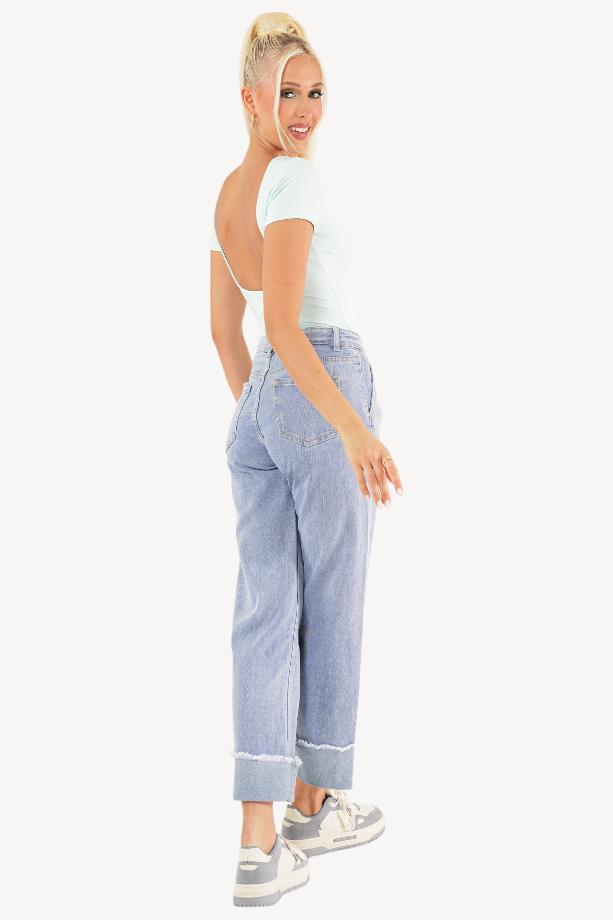 Lala Bodysuit - Light Blue