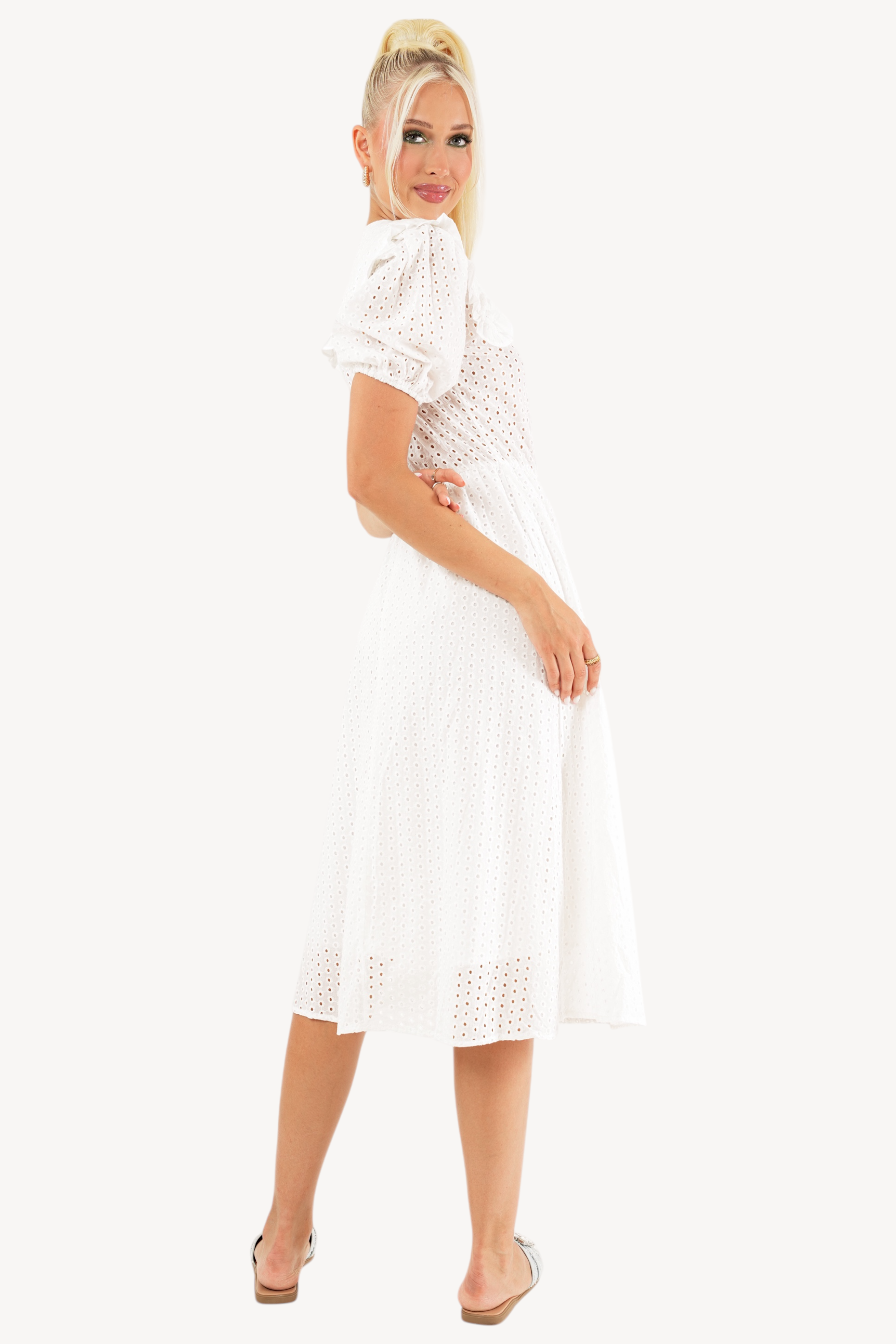 Loulou Dress - White
