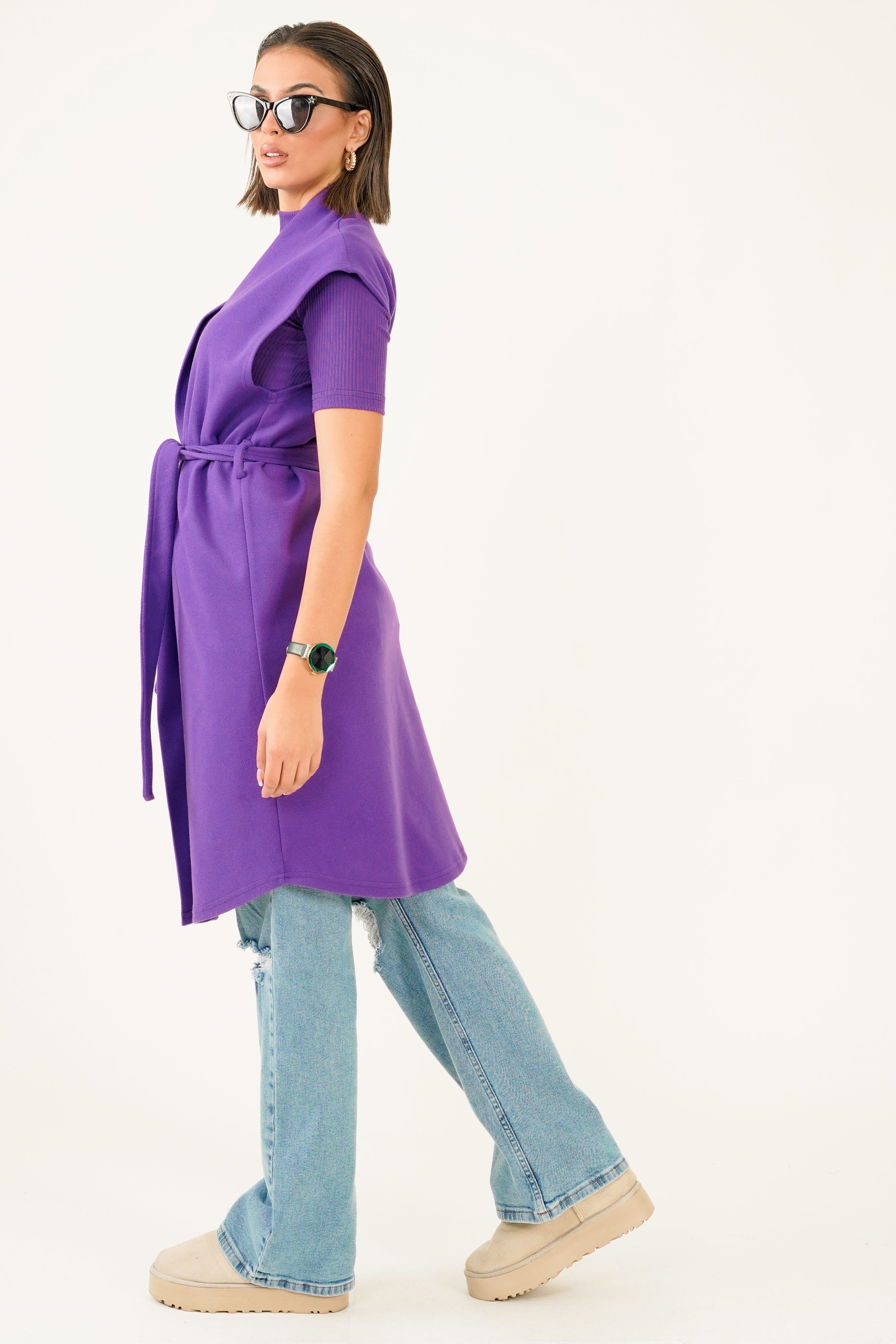 Mona Gilet - Lila