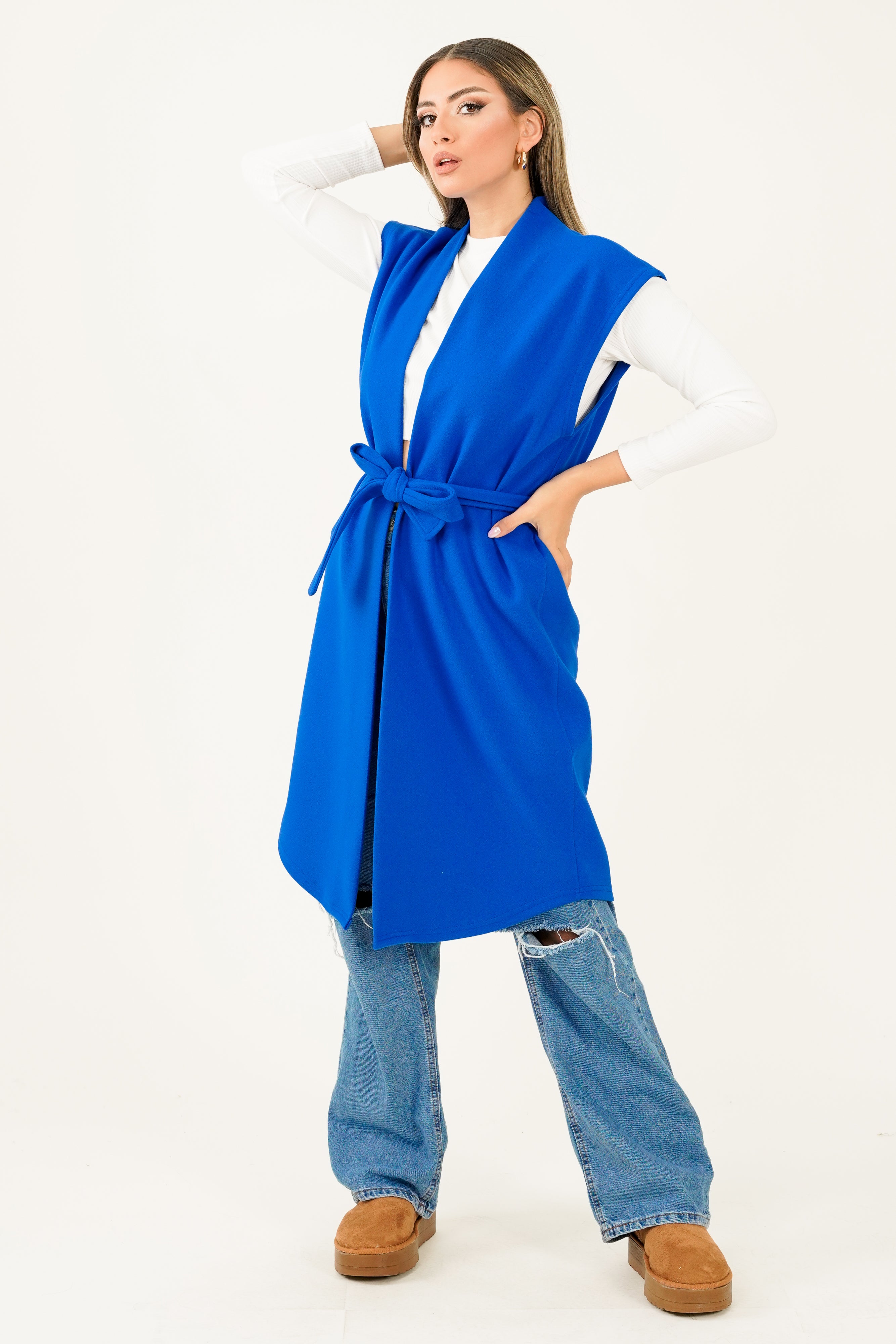 Mona Gilet - Dark Blue
