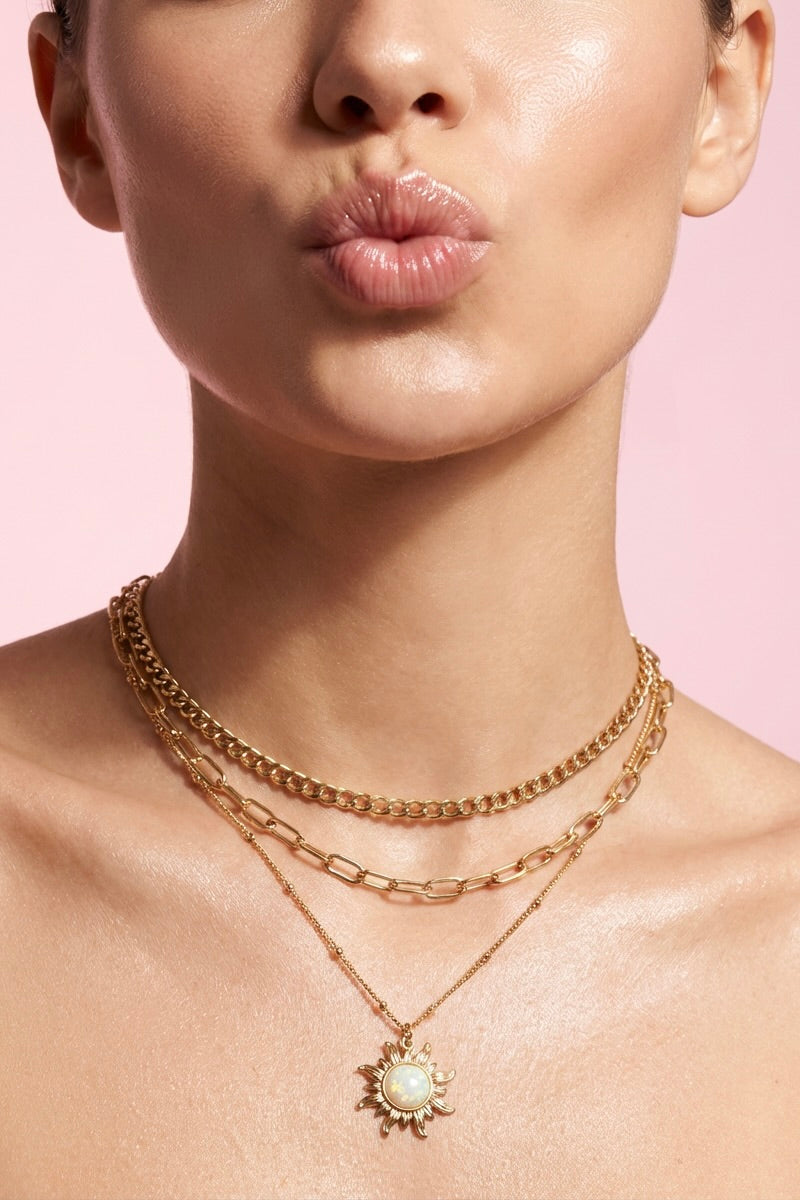 Emily Necklace - Pink
