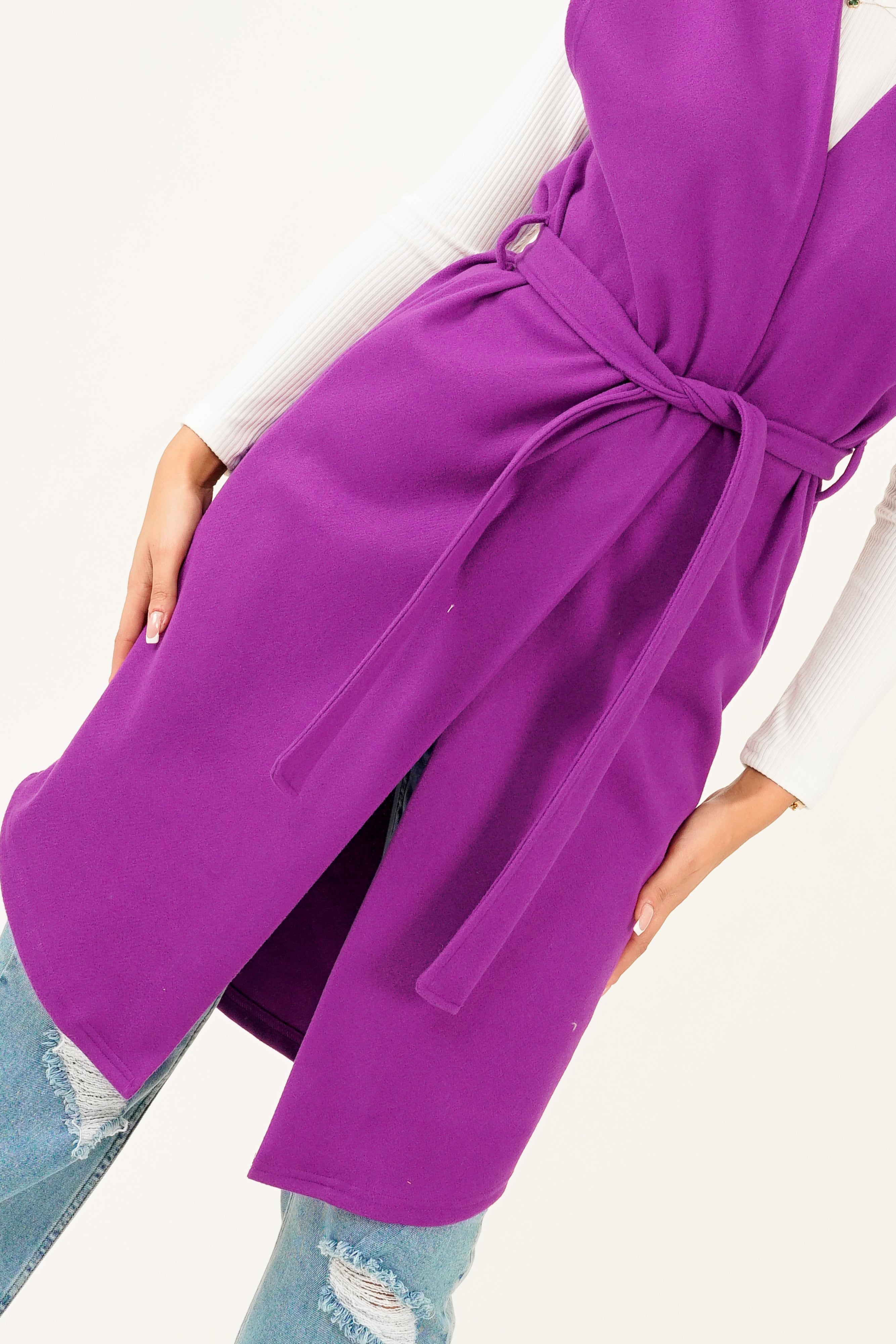 Mona Gilet - Purple