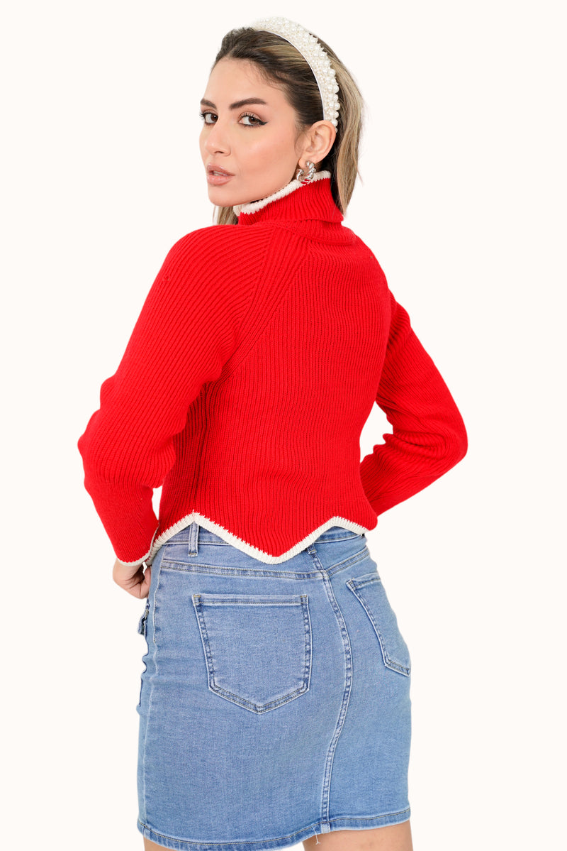 Lama Sweater - Red