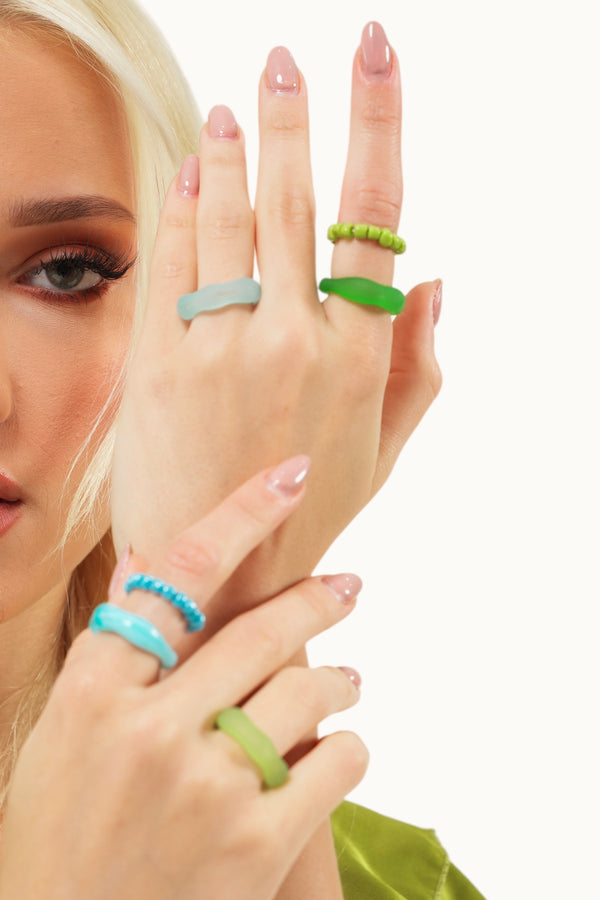 Sara rings - multicolor