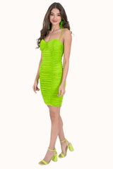Margo Dress - Lime Green