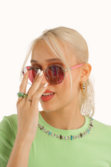 Zayla  Sunglasses - Pink