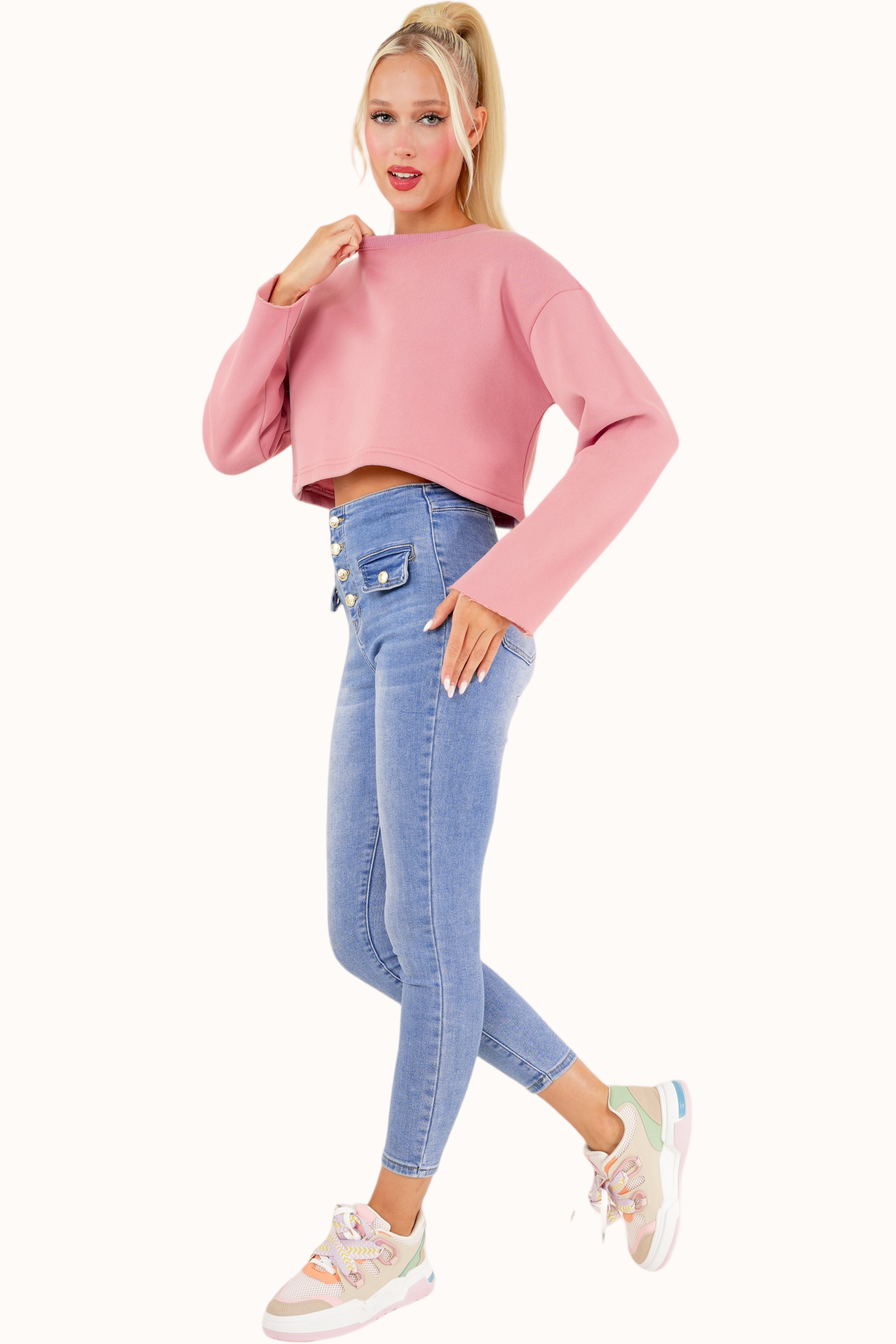 Diletta Sweater - Peach