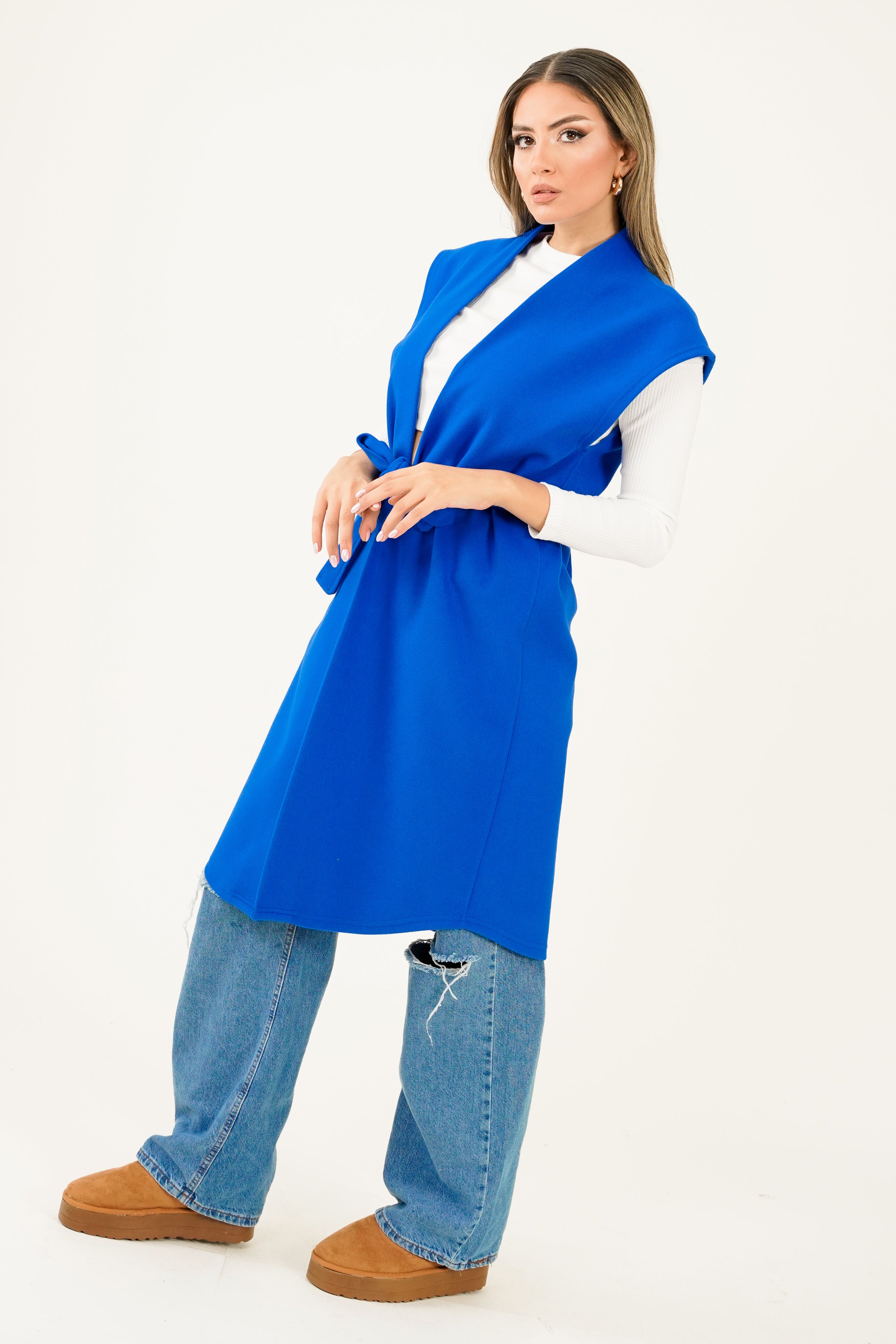 Mona Gilet - Dark Blue