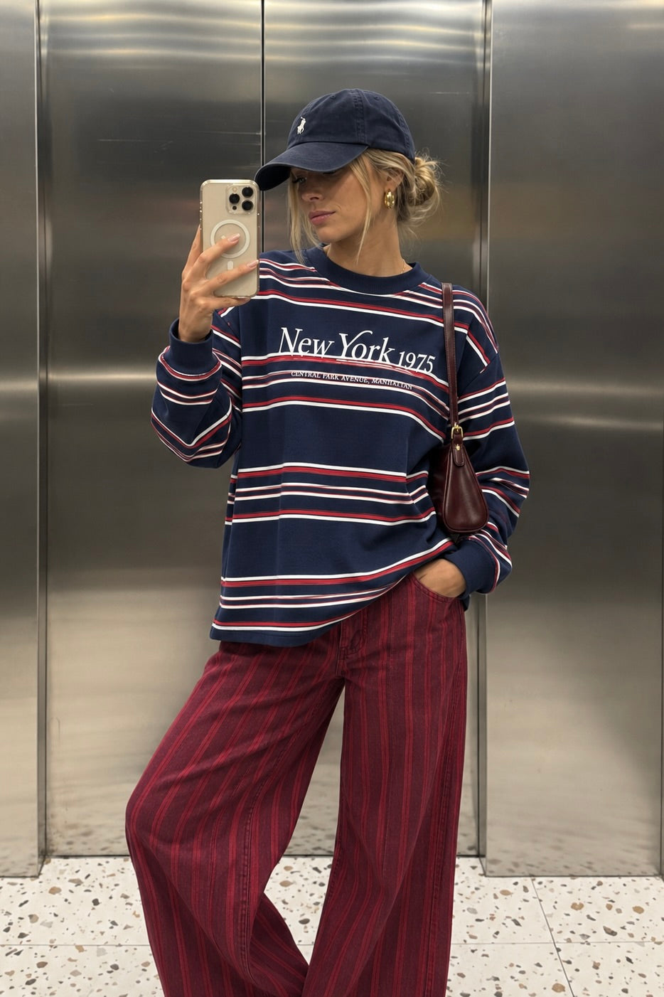 The City Edit Striped Top