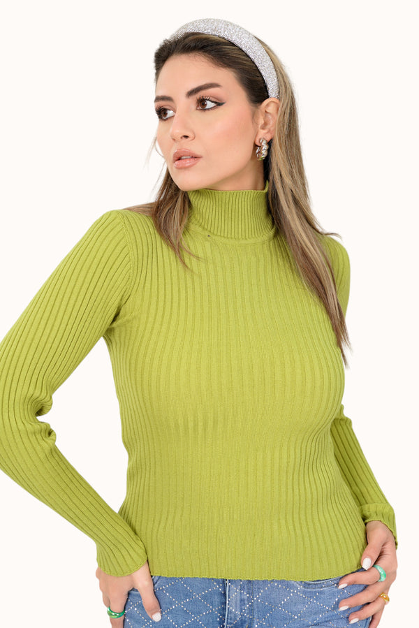 Tali Sweater - Lime Green