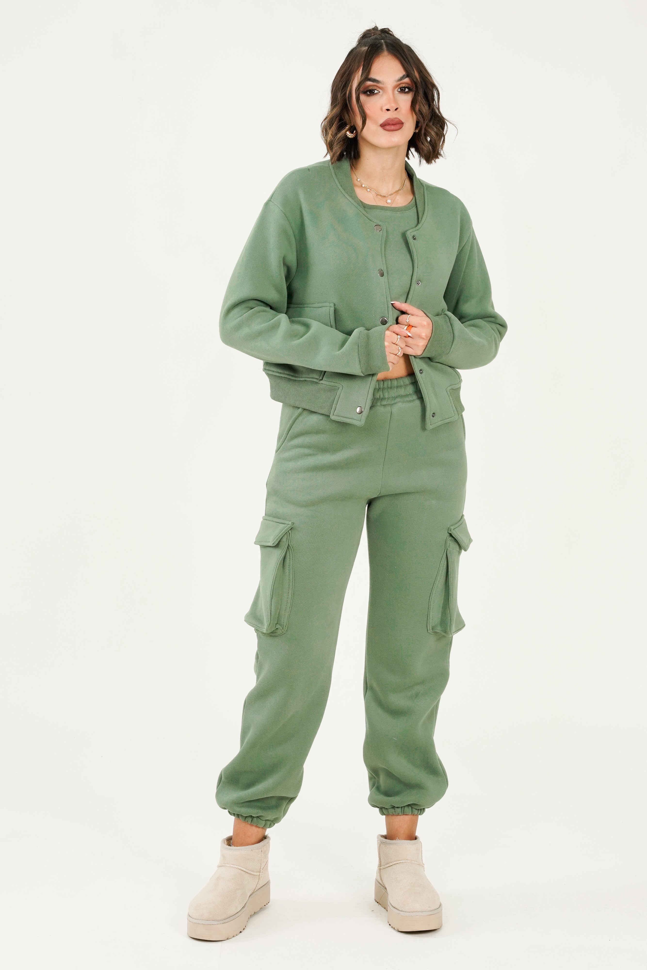 Leah Top - Olive Green