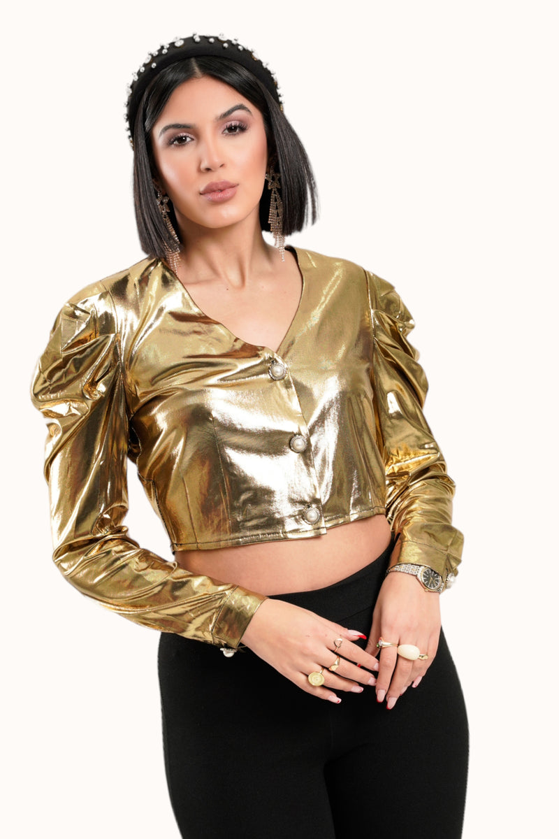 Lima Top - Gold
