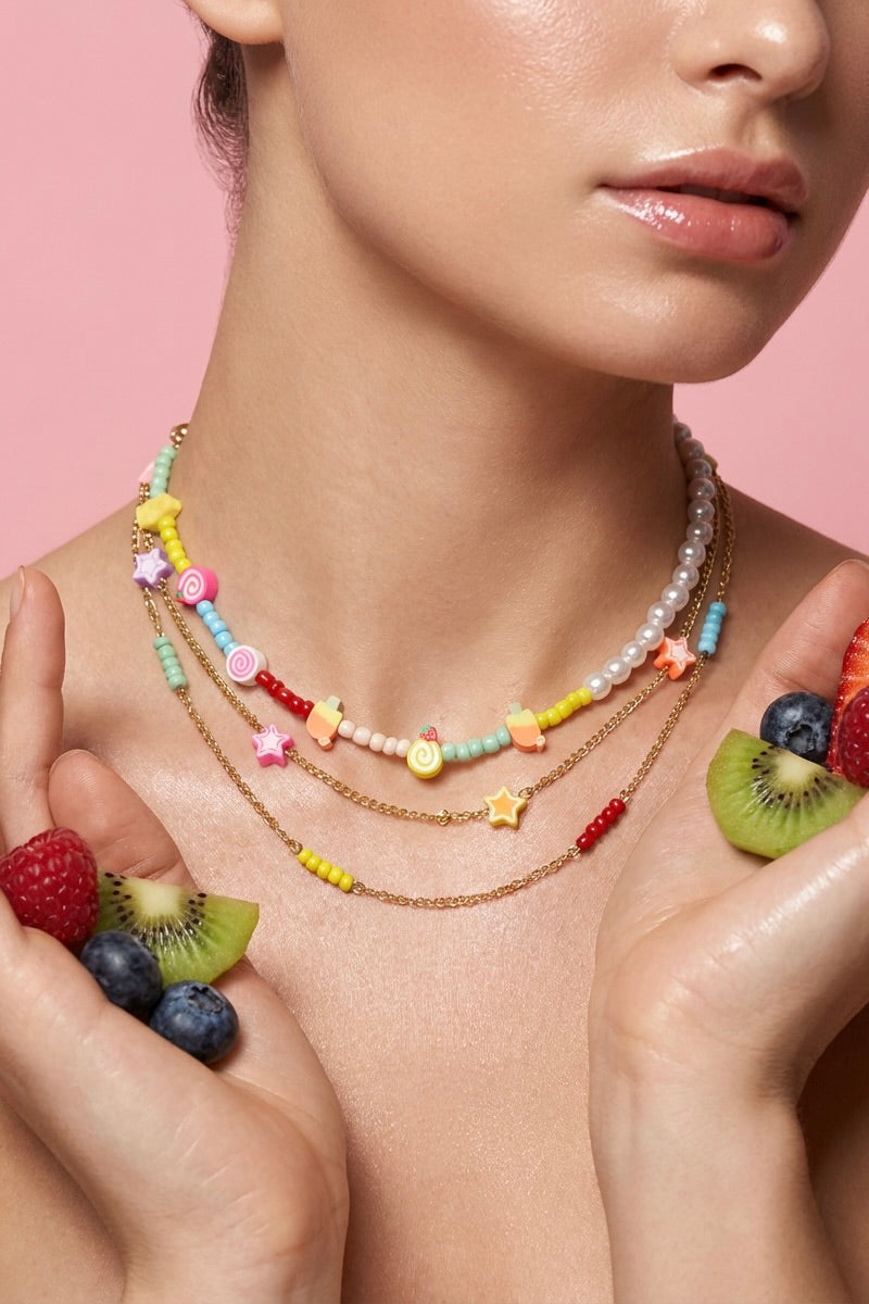 Summer smile necklace