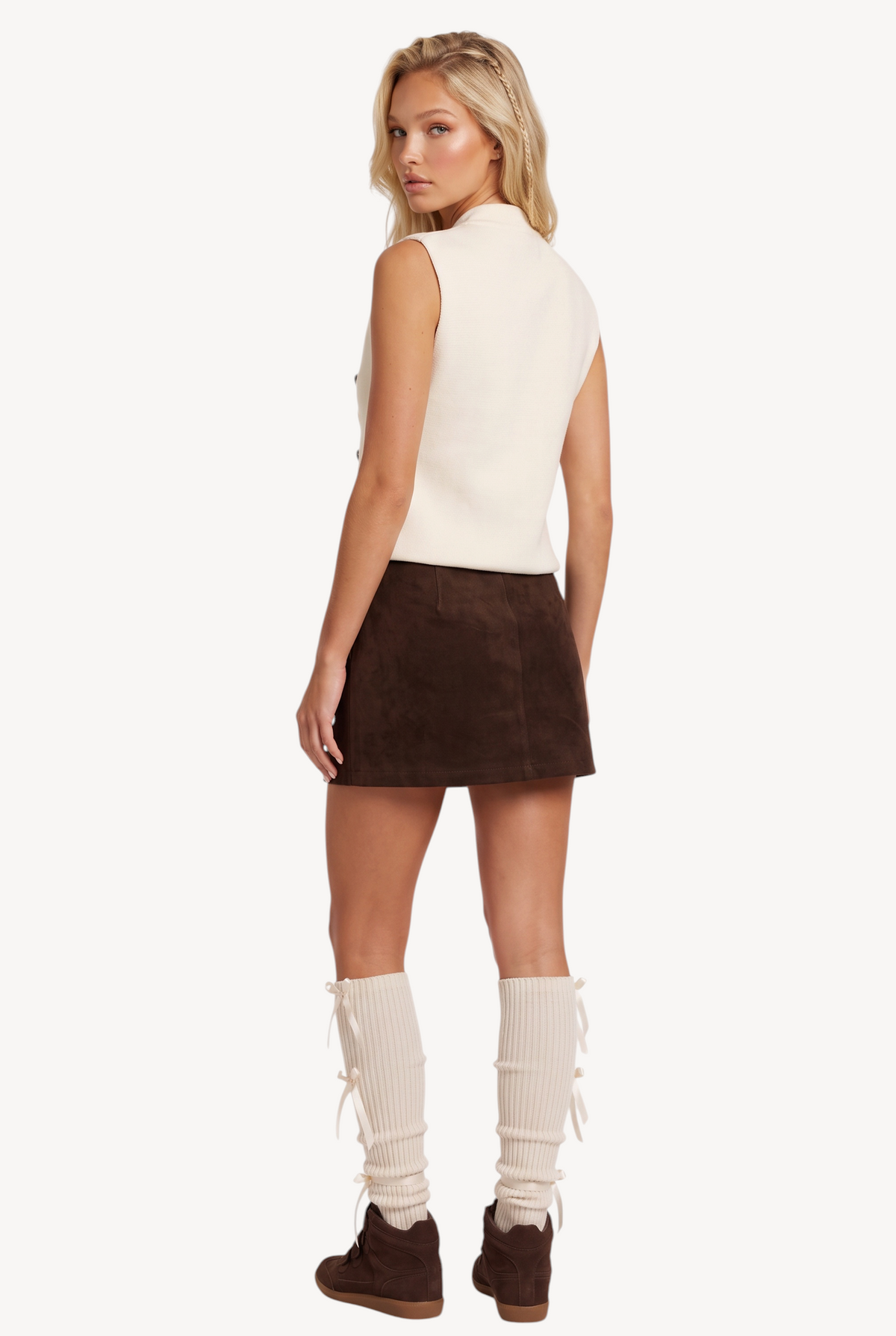 Cable Crush Polo Knit