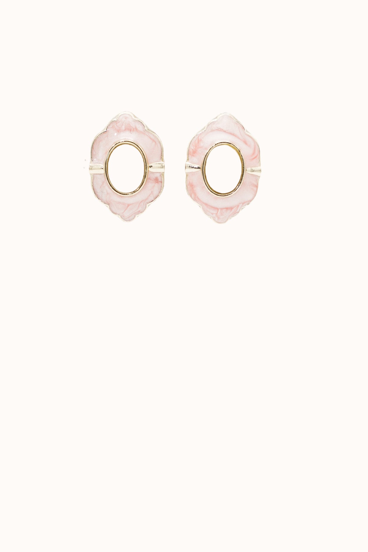 Milena Earrings - Peach