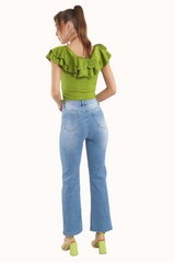 Pretta Bodysuit - Lime Green