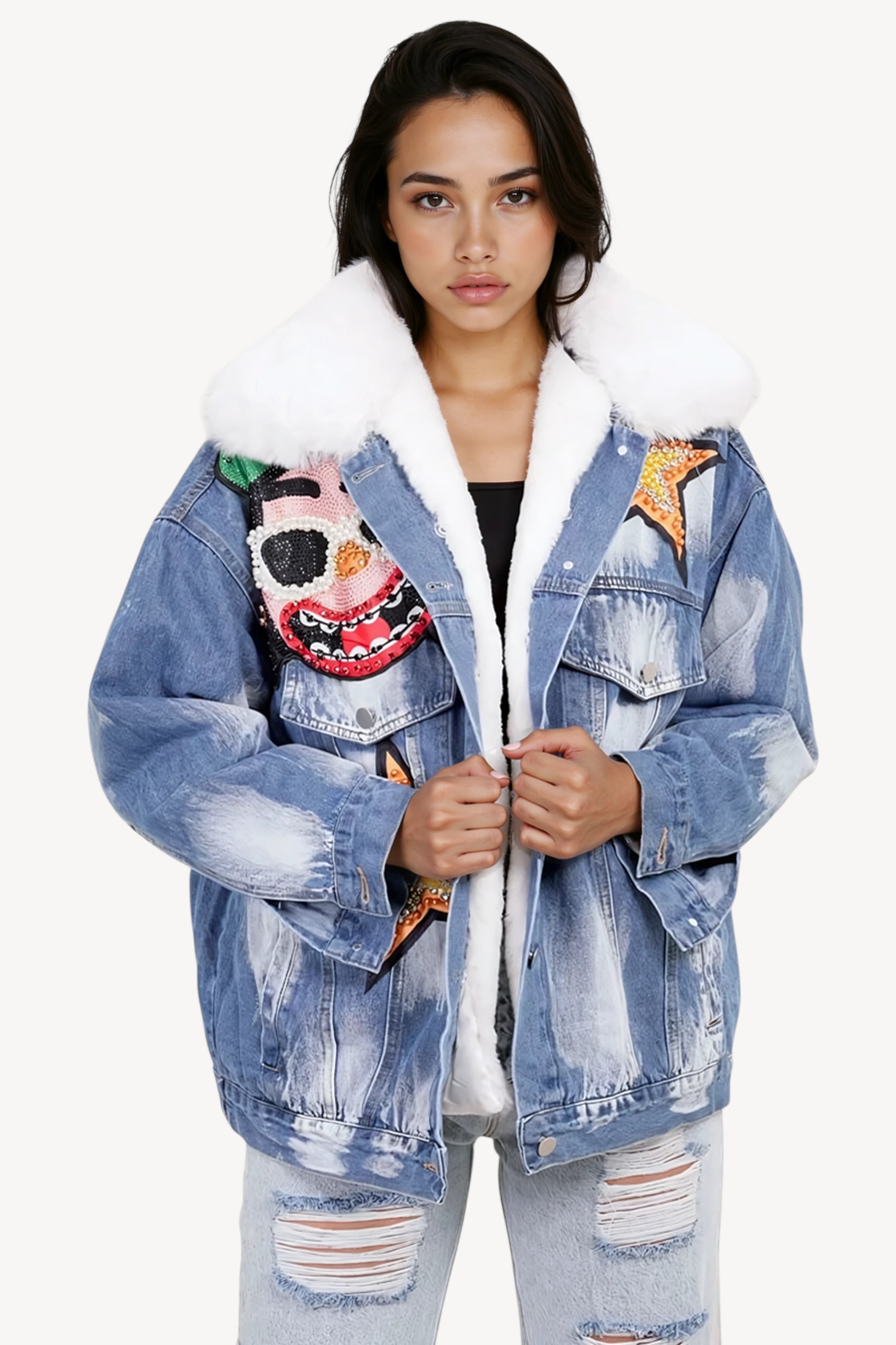 Kiera Jacket - Denim Blue