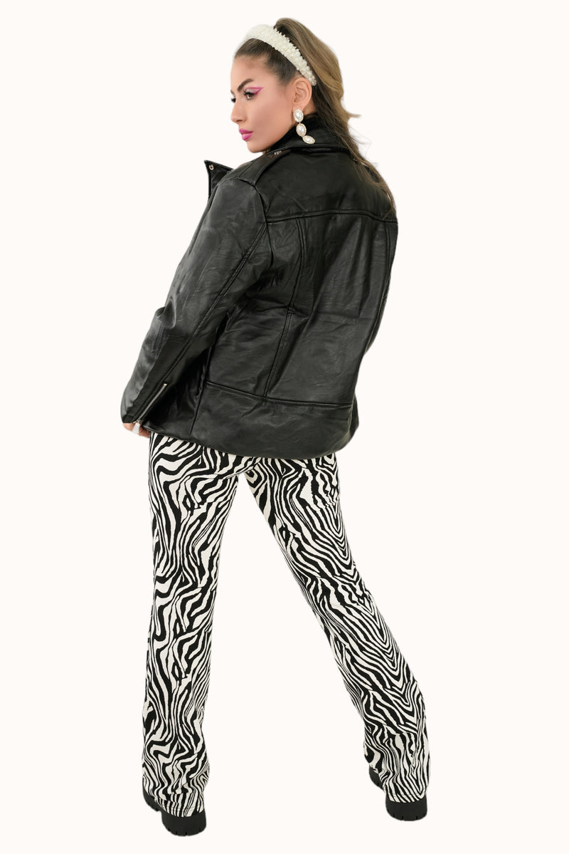 Zebra Trouser - Black