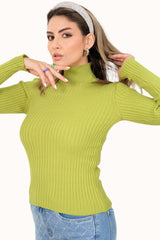 Tali Sweater - Lime Green