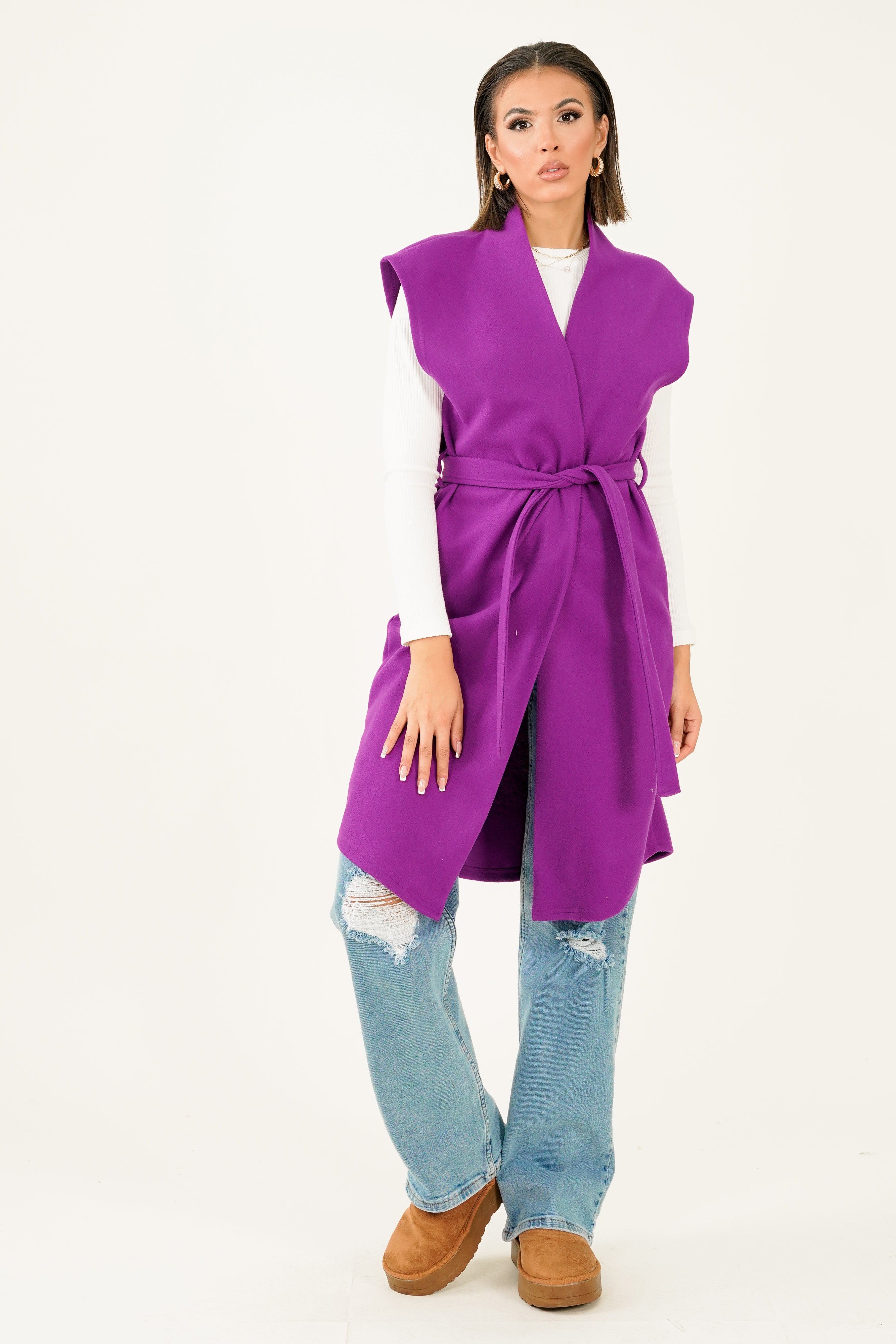 Mona Gilet - Purple