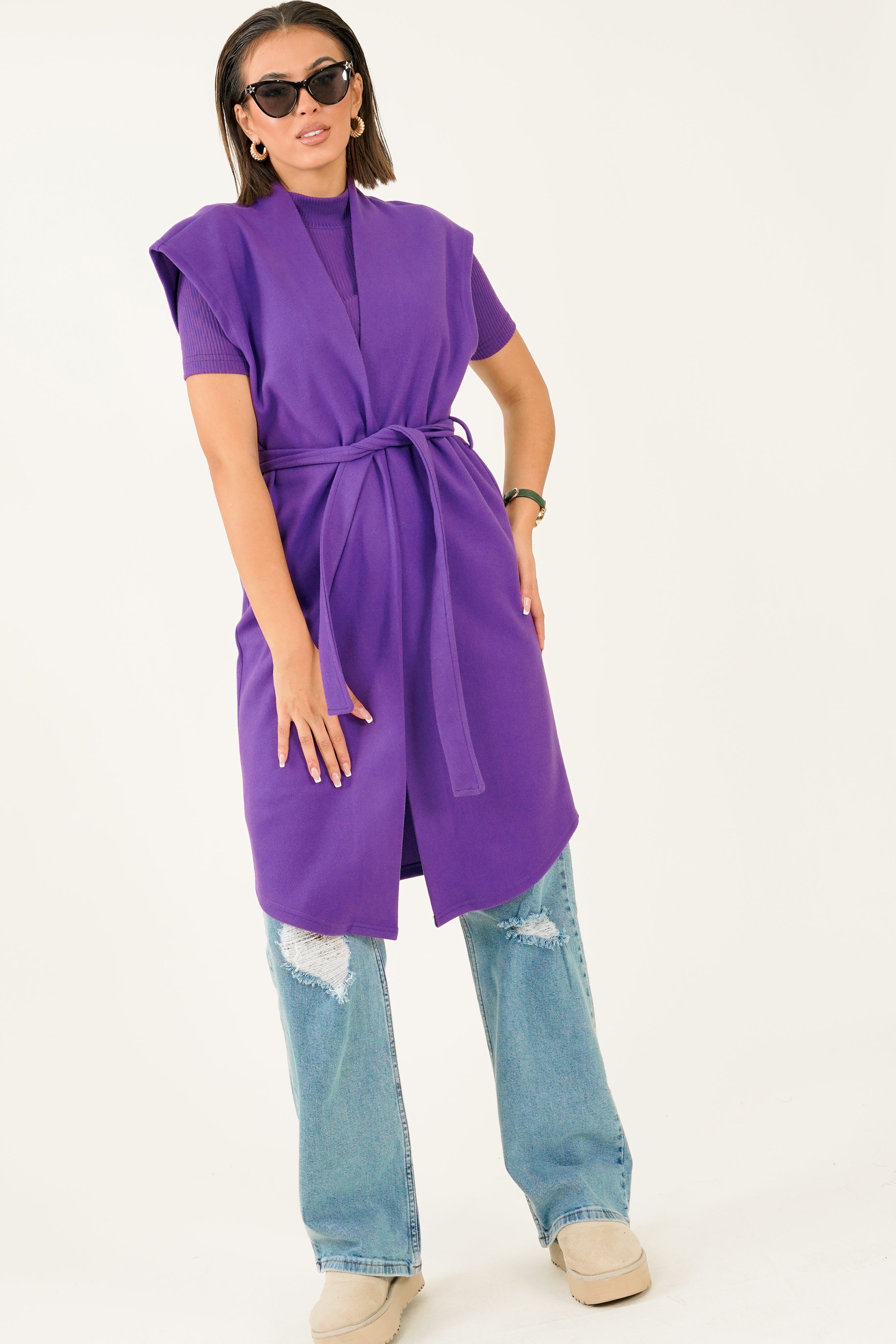 Mona Gilet - Lila