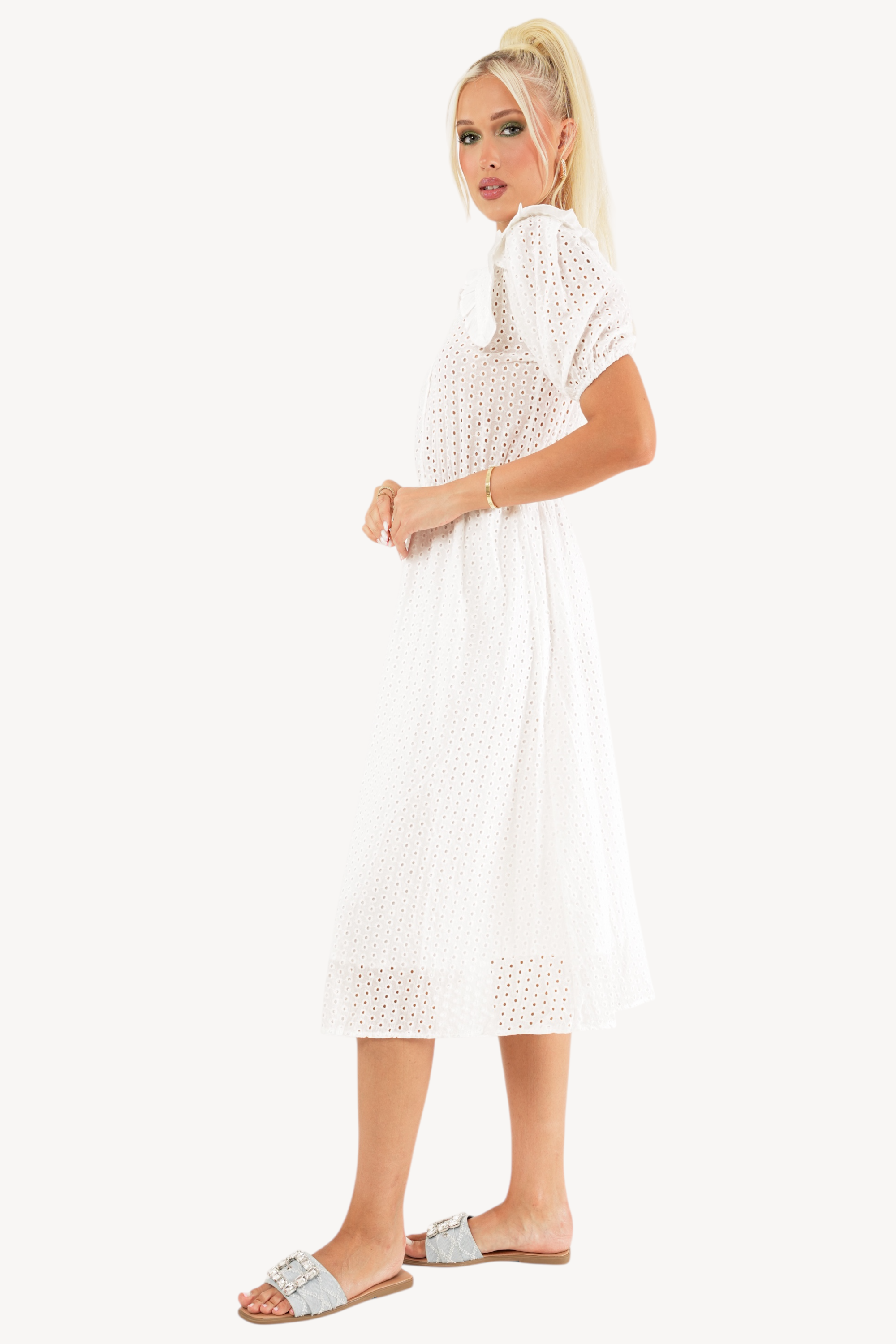 Loulou Dress - White
