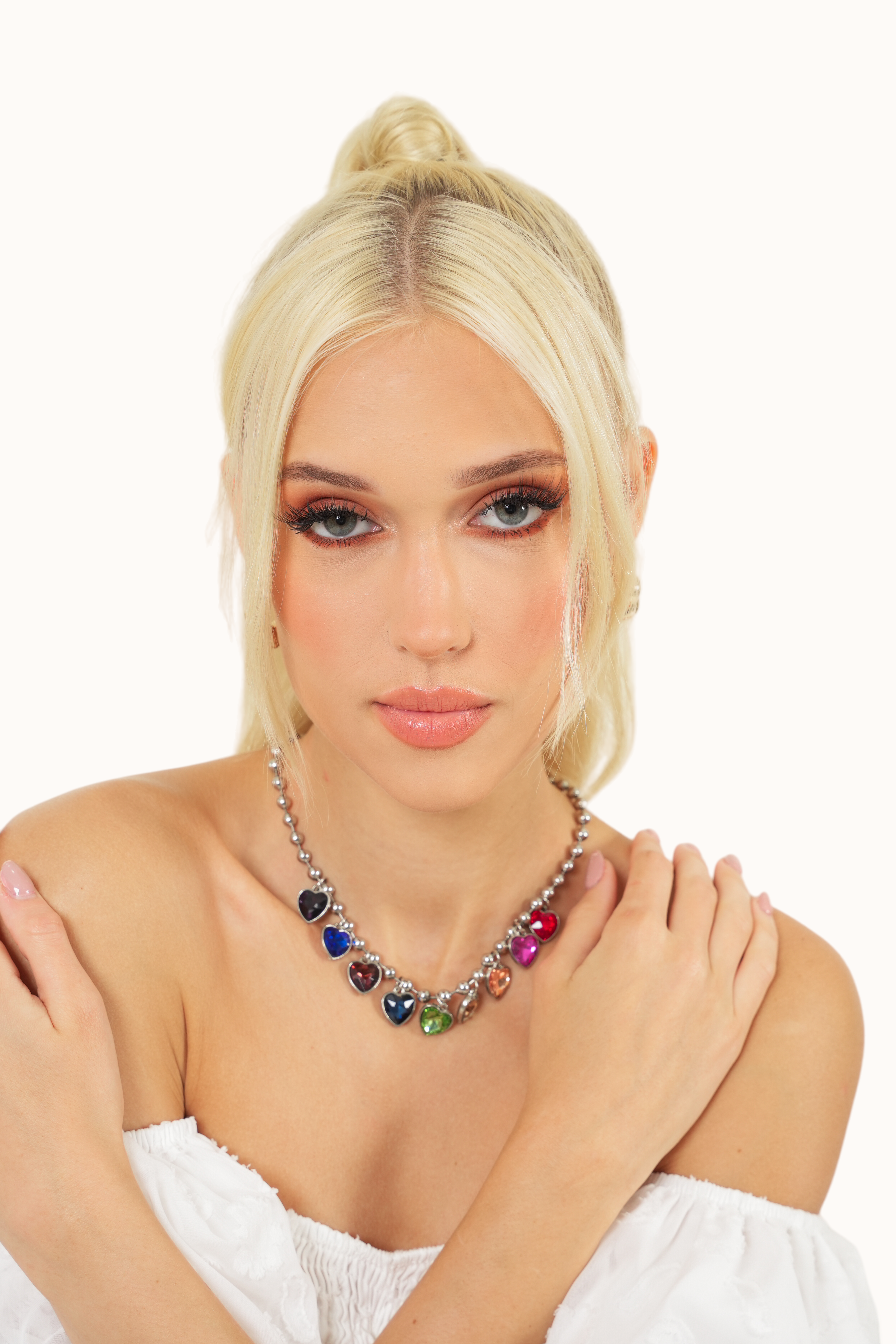 Rouba Necklace - Silver