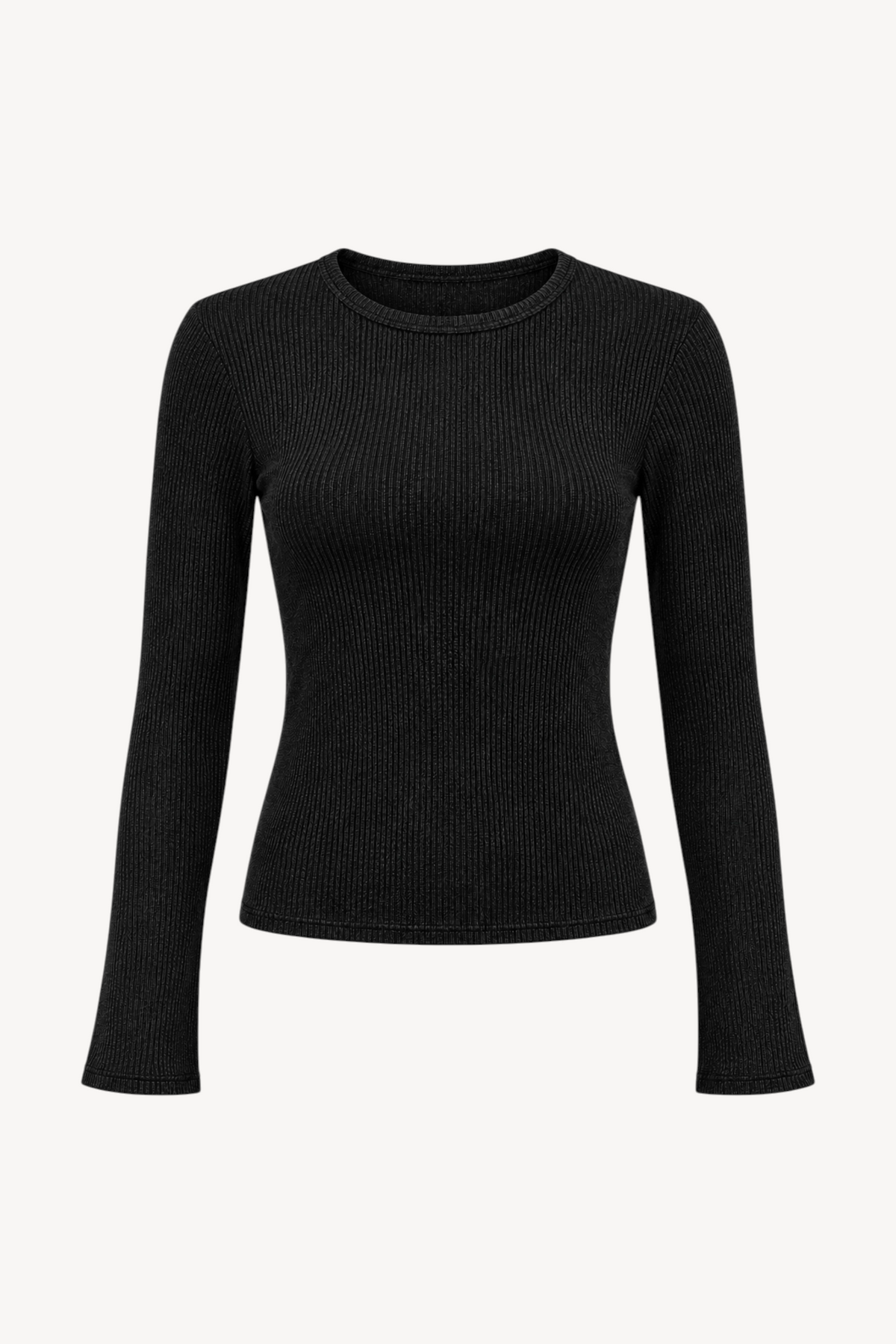 Ribbed Long Sleeve Top