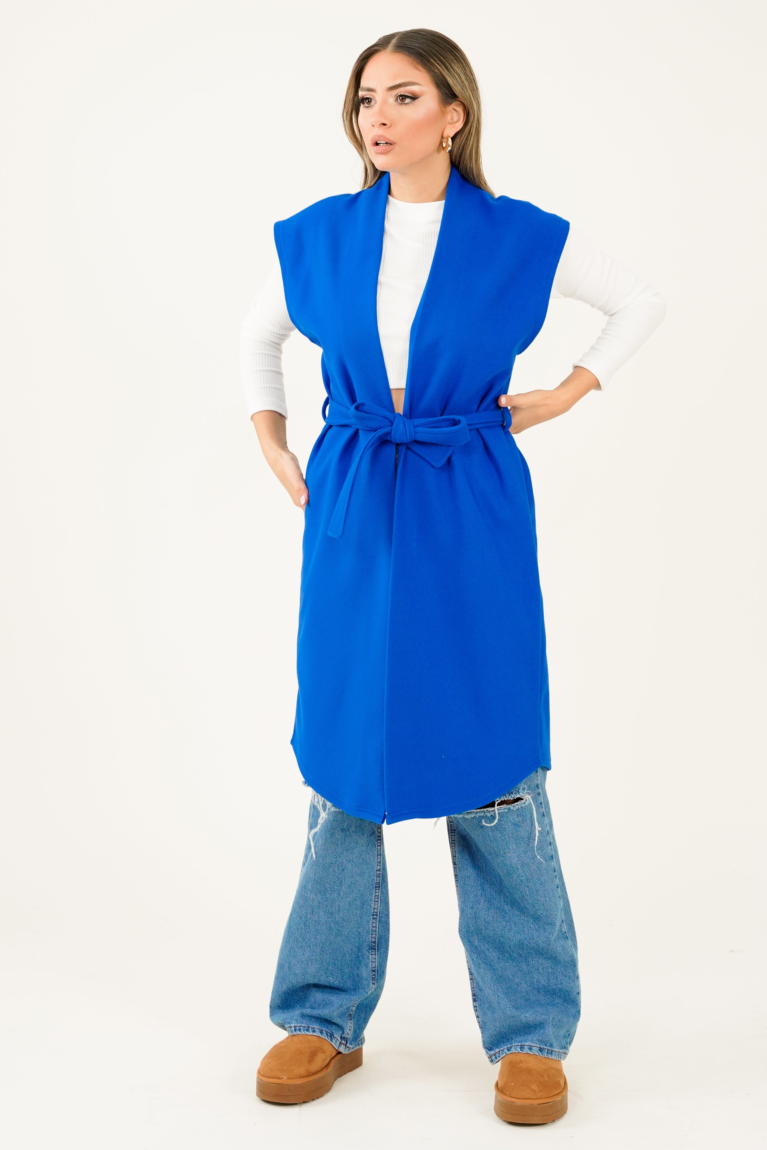 Mona Gilet - Dark Blue