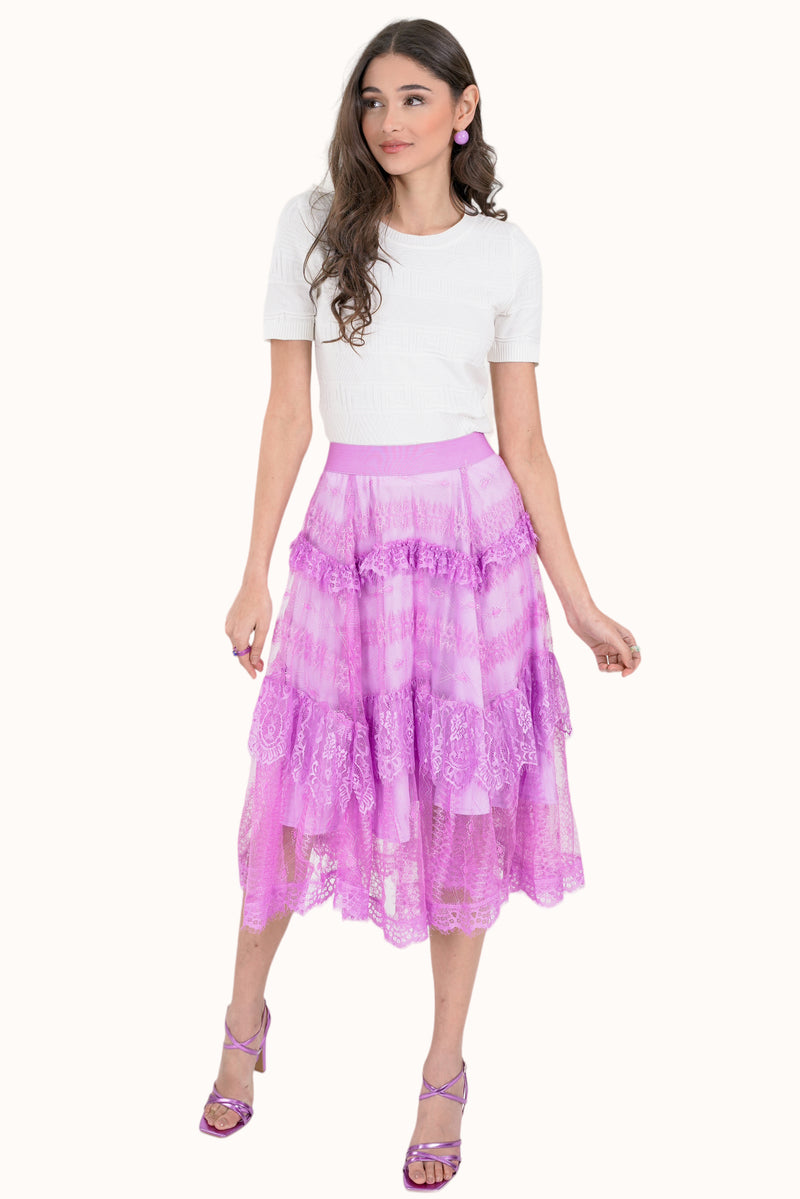 Manoush Skirt - Purple