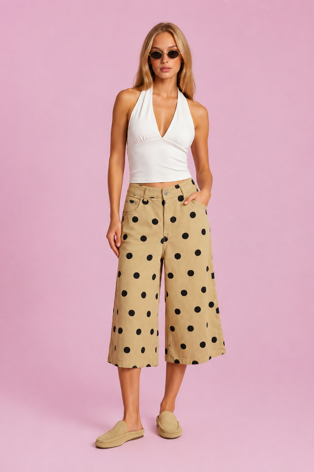 Isala Bermuda Jeans