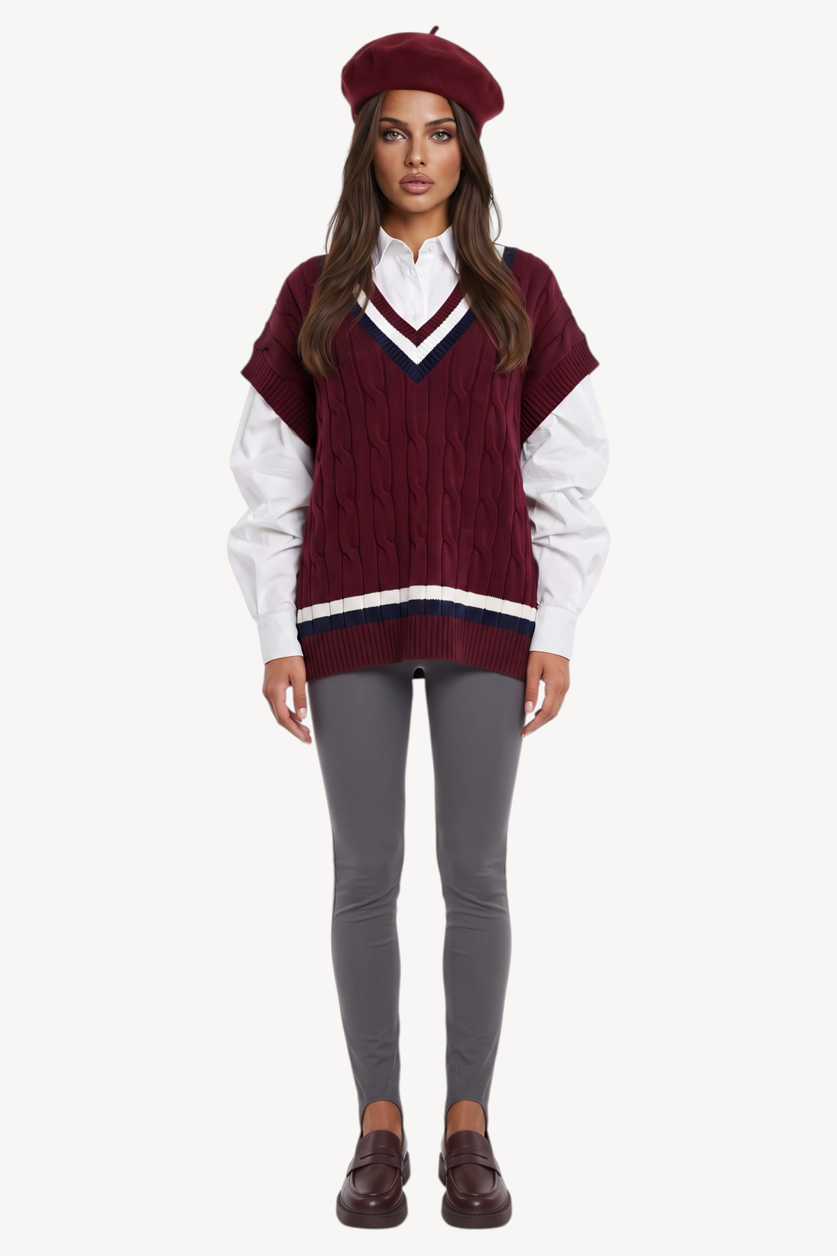 College Knit Vest
