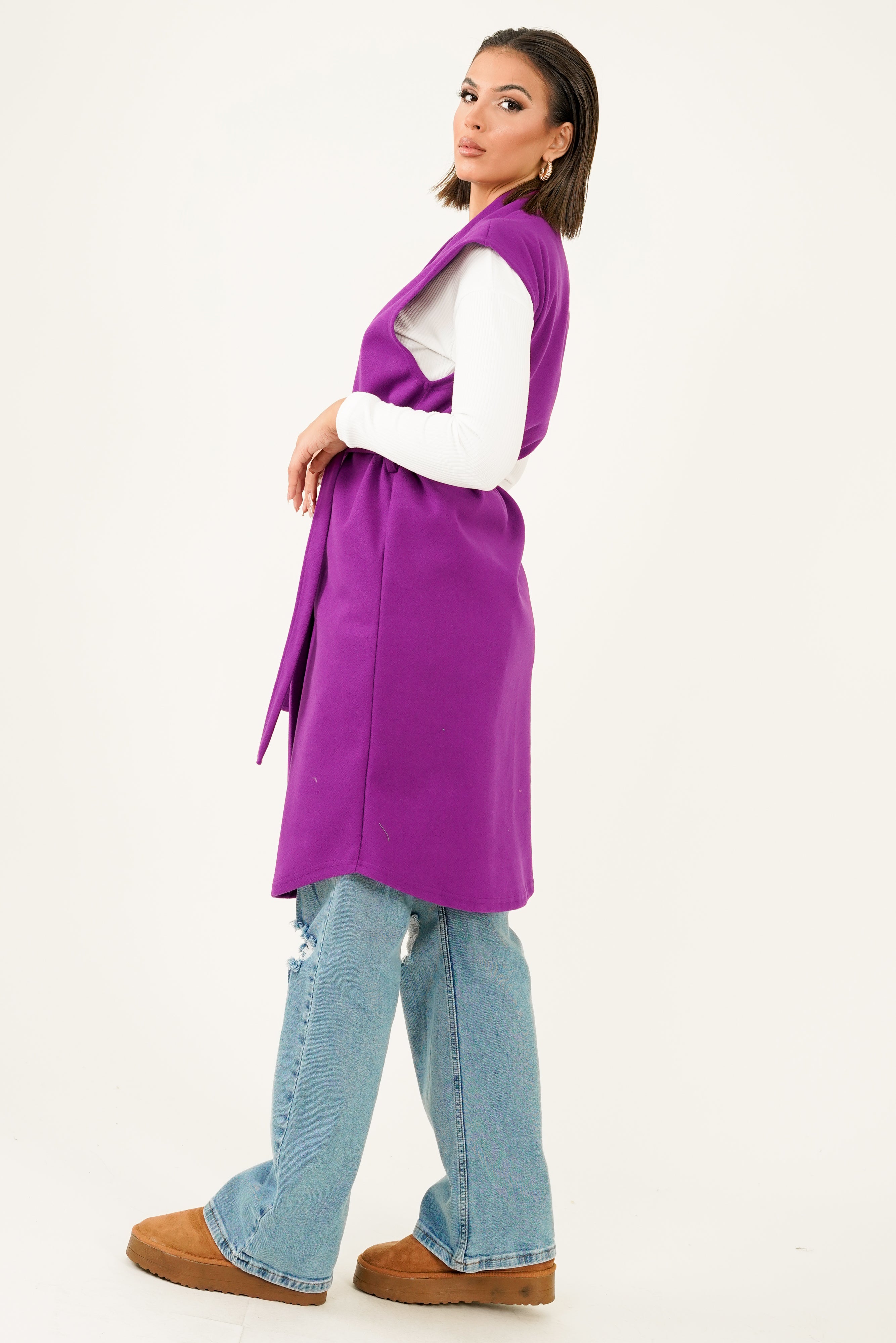 Mona Gilet - Purple