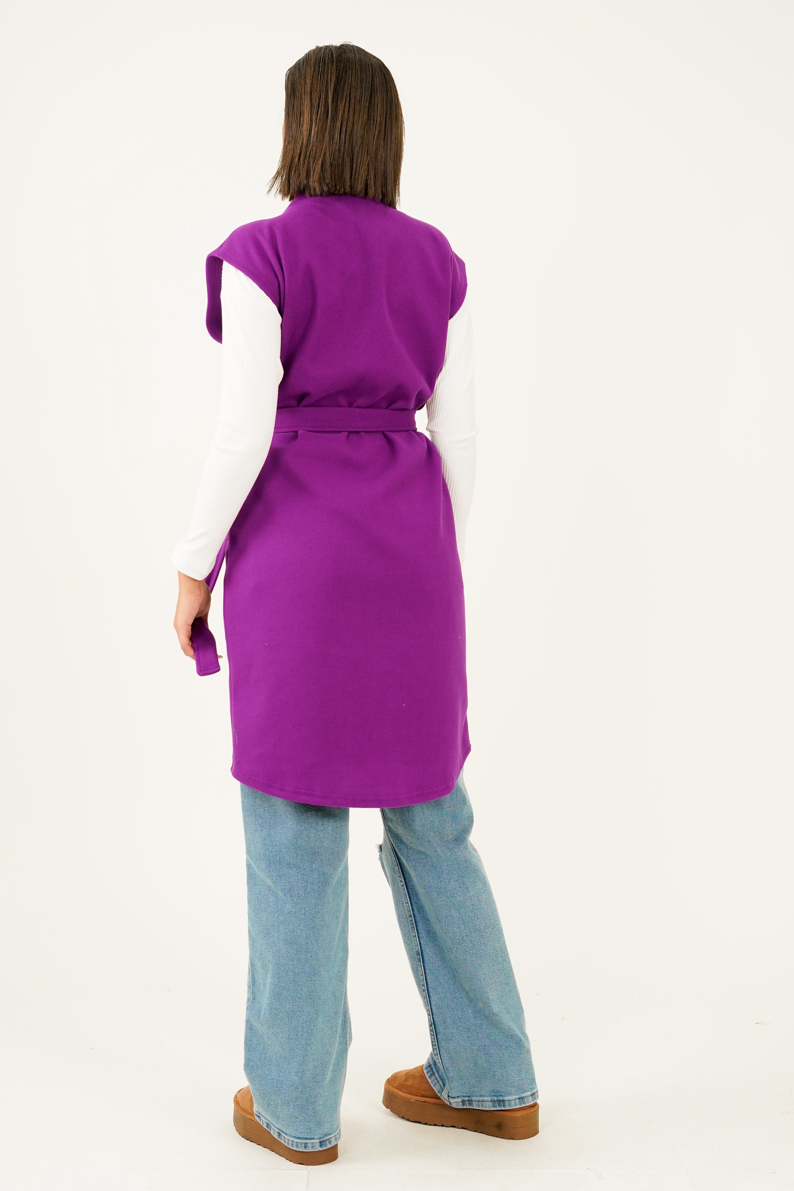 Mona Gilet - Purple