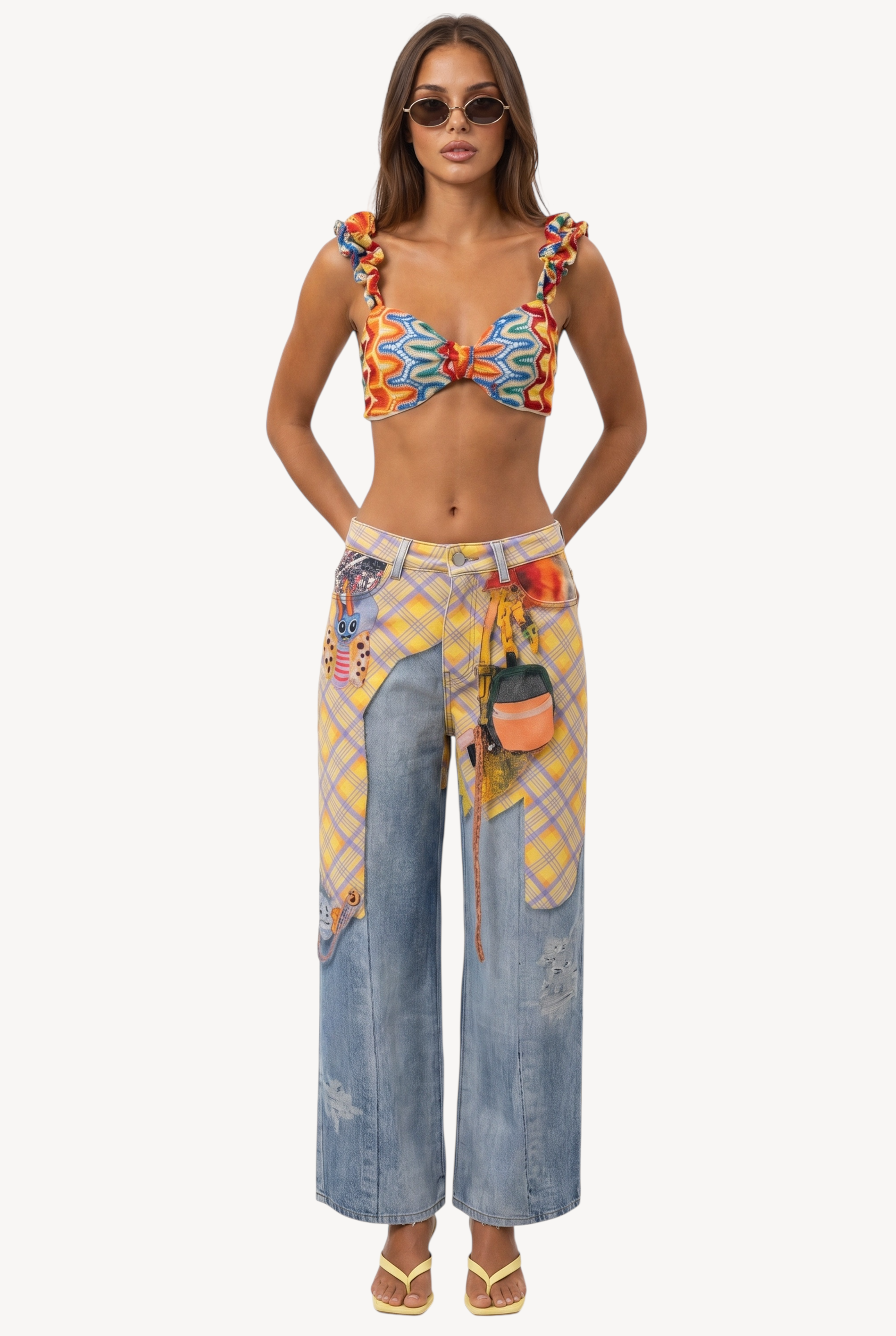 Palm Kiss Croptop