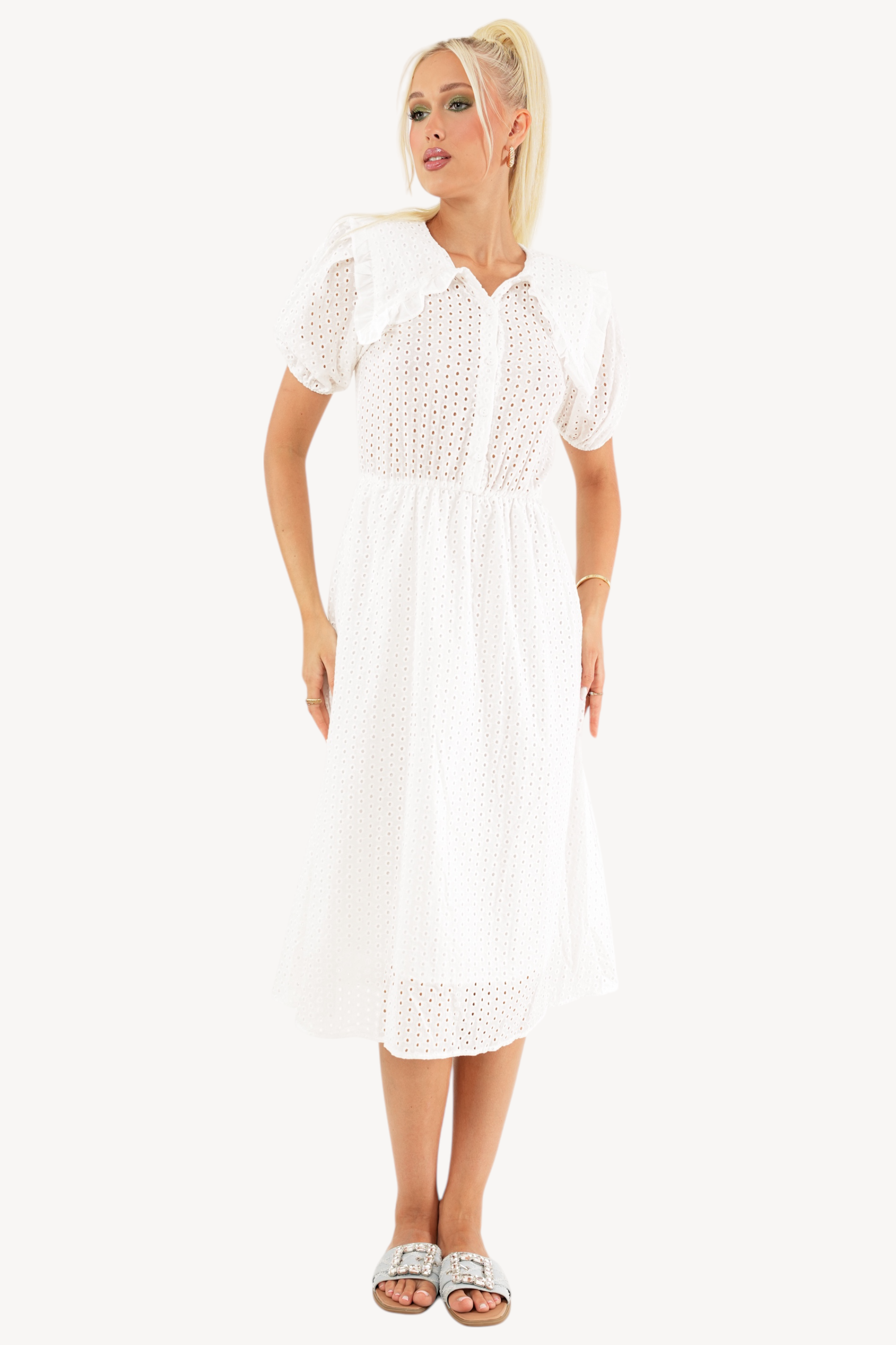 Loulou Dress - White