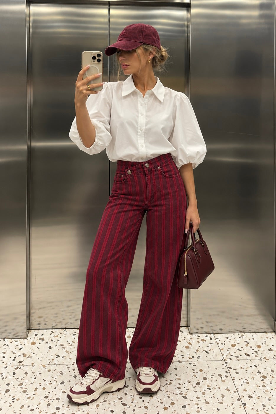 Late Checkout Stripe Jeans